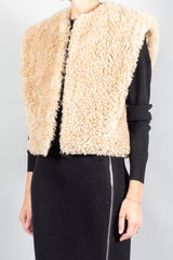 Isabel Marant Etoile Feliz Faux Shearling Vest