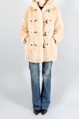 Isabel Marant Etoile Florene Faux Shearling Hooded Coat