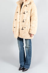 Isabel Marant Etoile Florene Faux Shearling Hooded Coat