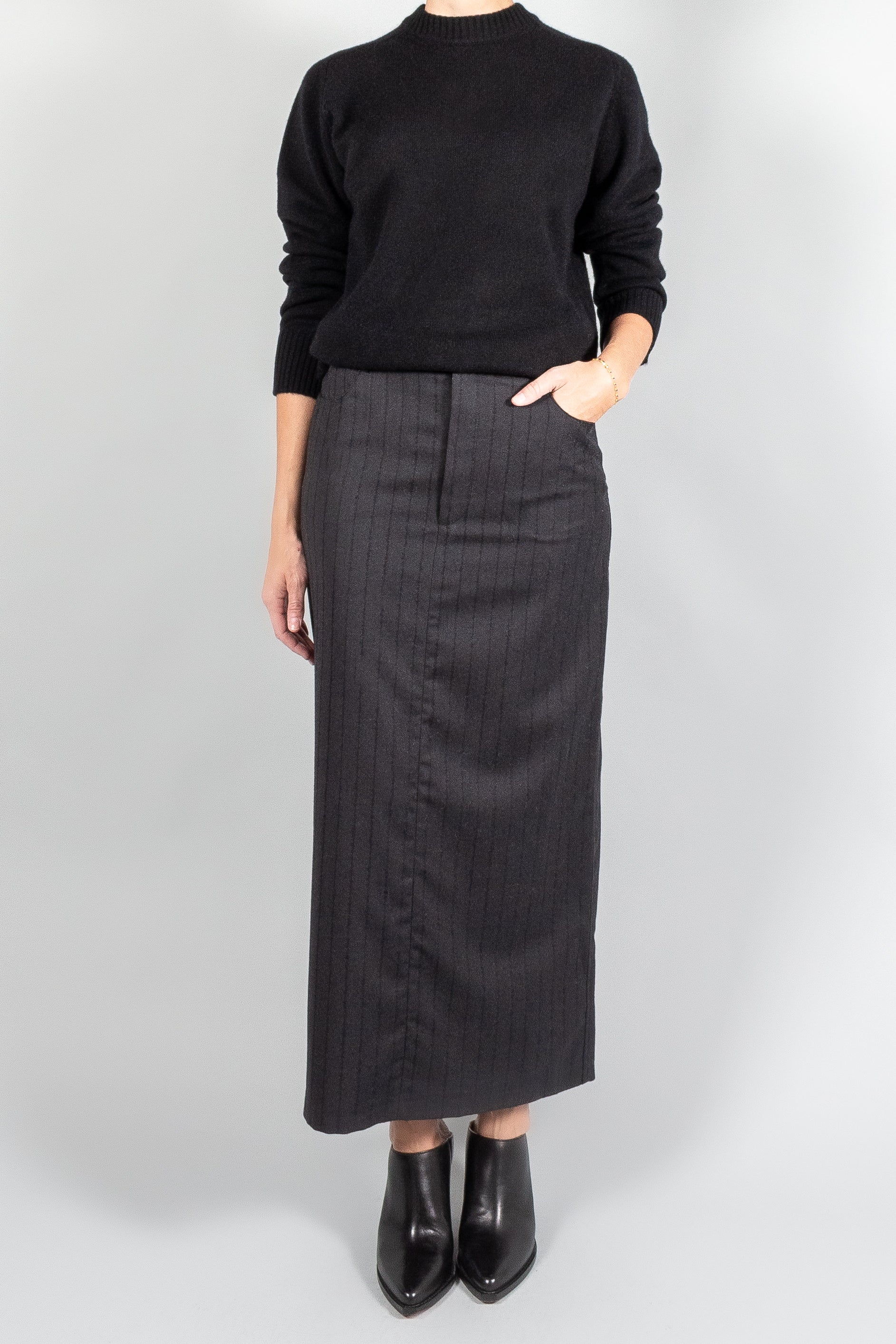 Loulou Studio Vato Long Skirt-Skirts-Misch-Vancouver-Canada