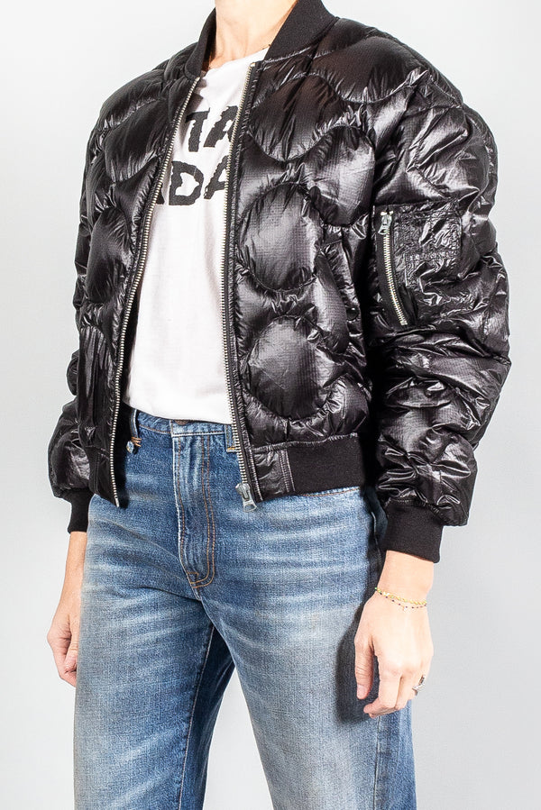 R13 Denim RipStop Down Flight Jacket