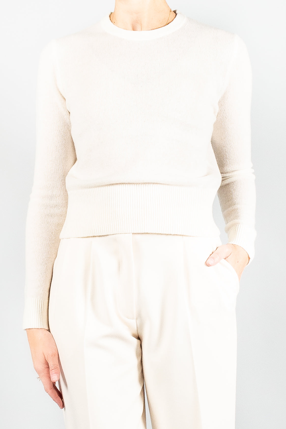 Forte Forte Cashmere Wool Crew Neck Sweater