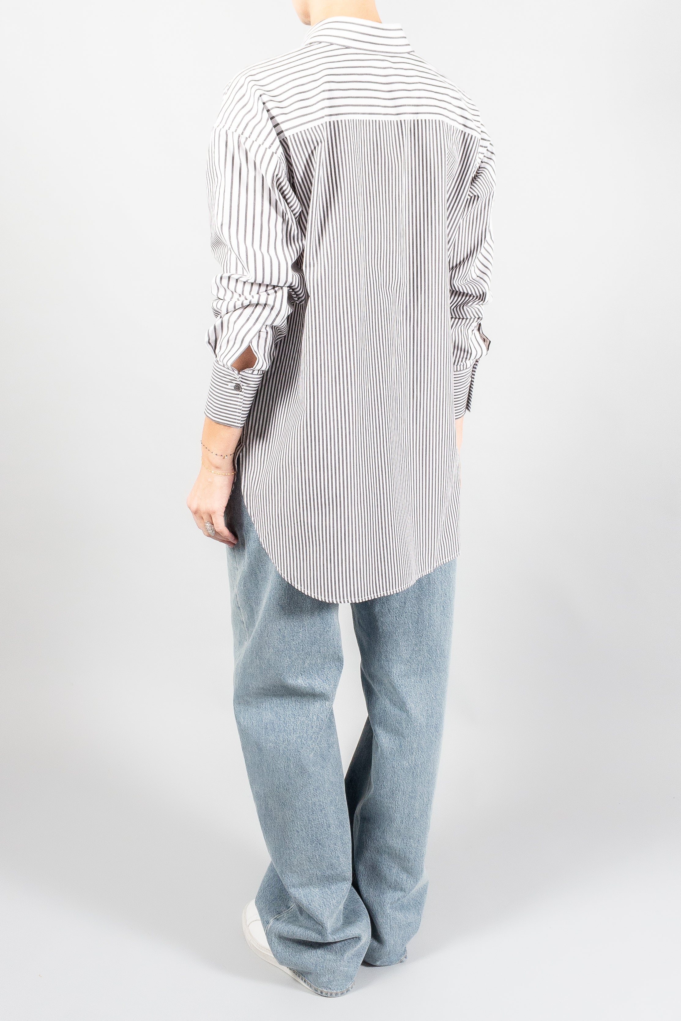 Closed Chestpocket Long Sleeve Blouse