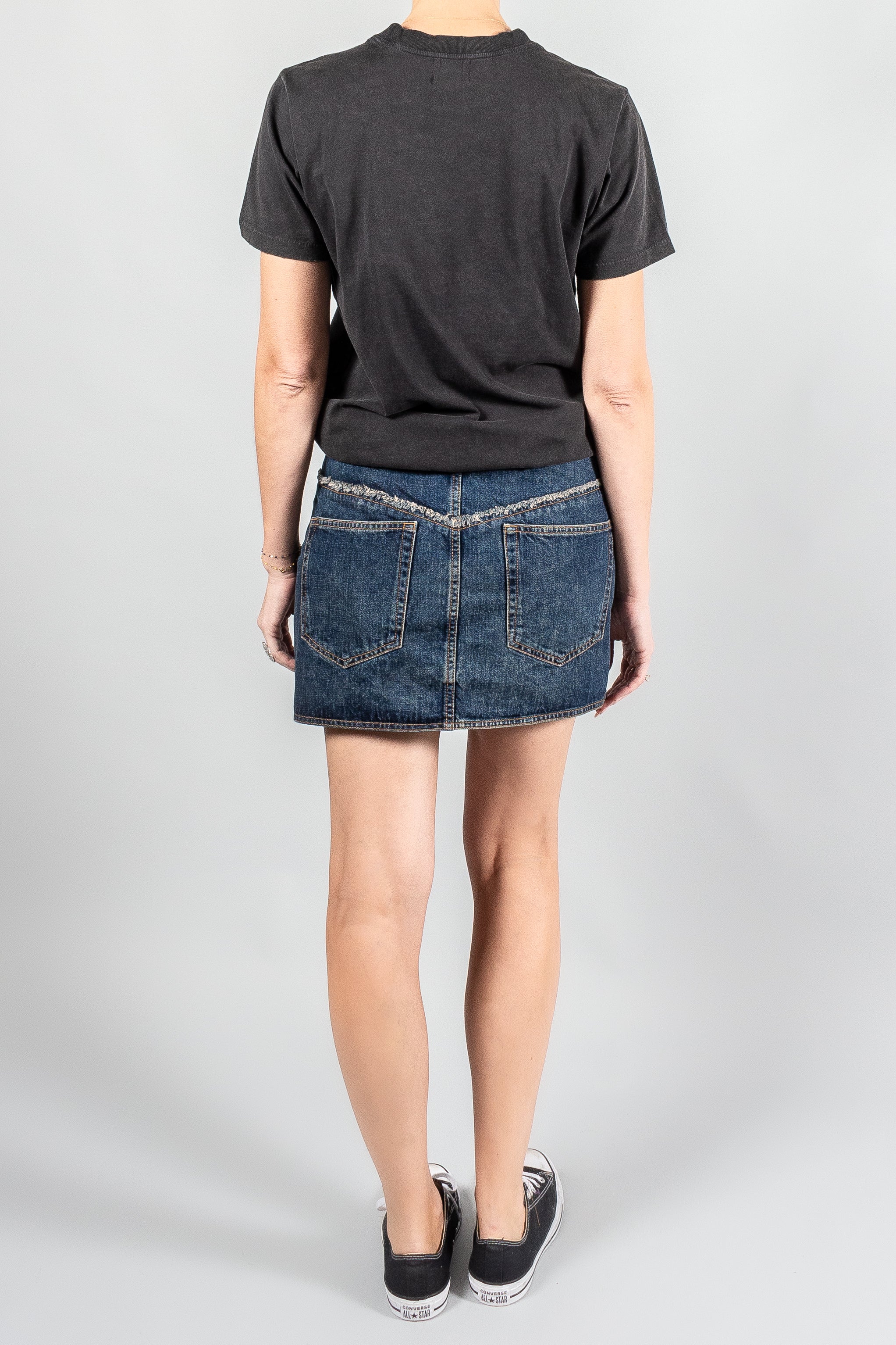 Isabel Marant Narjis Denim Mini Skirt-Skirts-Misch-Boutique-Vancouver-Canada-misch.ca