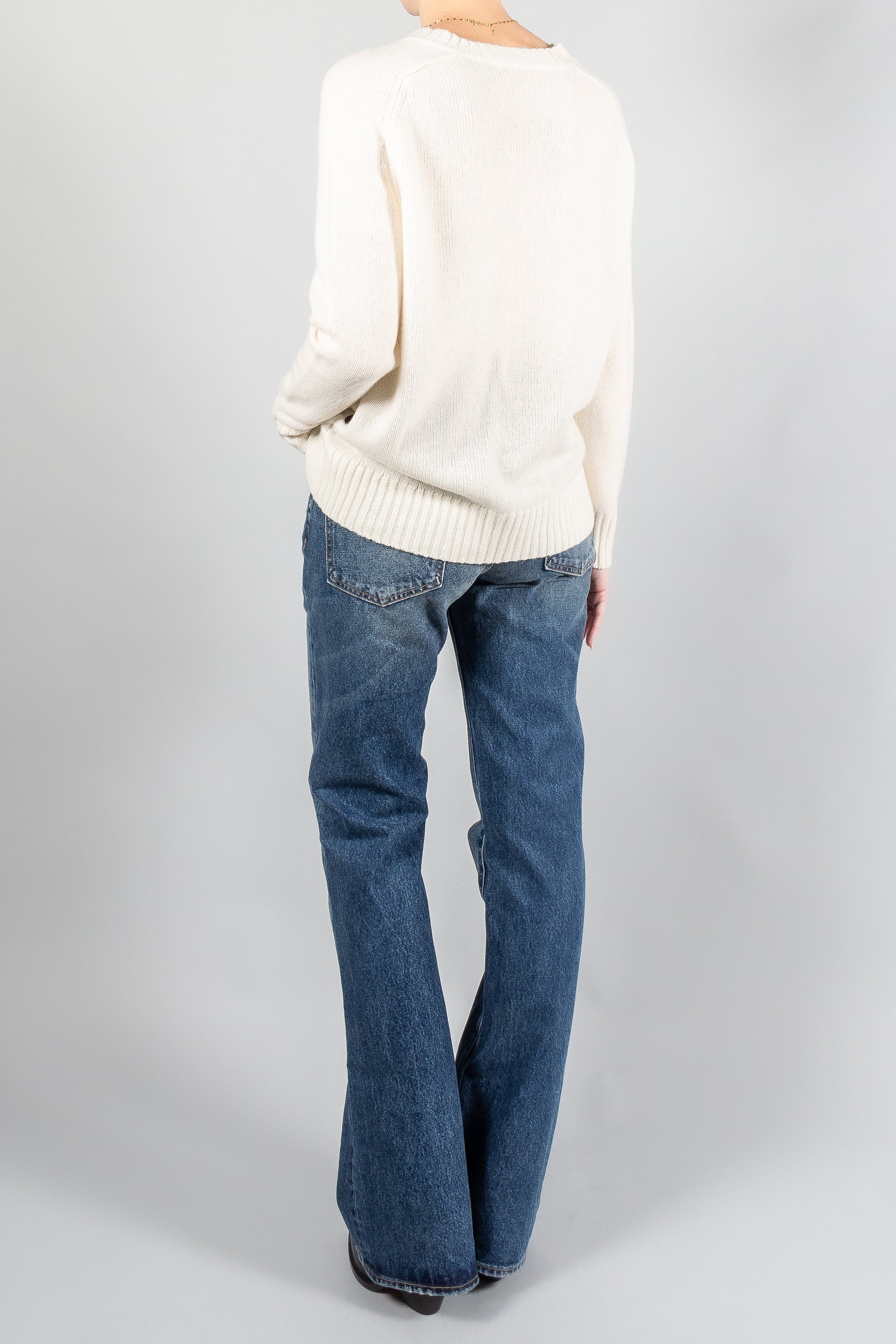 Joseph V Nk Open Cashmere - Ivory-Shirts & Tops-Misch-Boutique-Vancouver-Canada-misch.ca