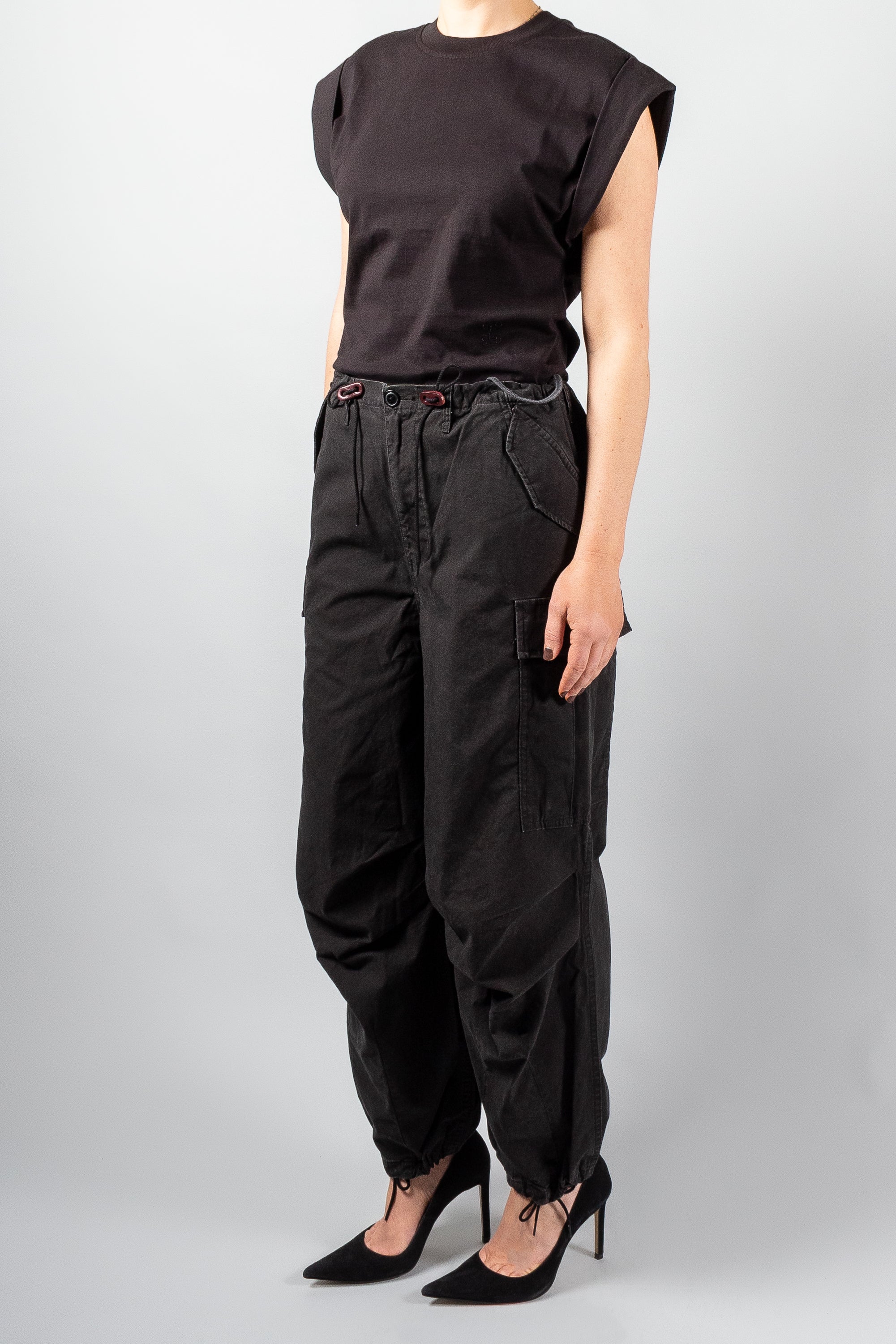 R13 Denim Balloon Army Pants Black Misch Vancouver Canada