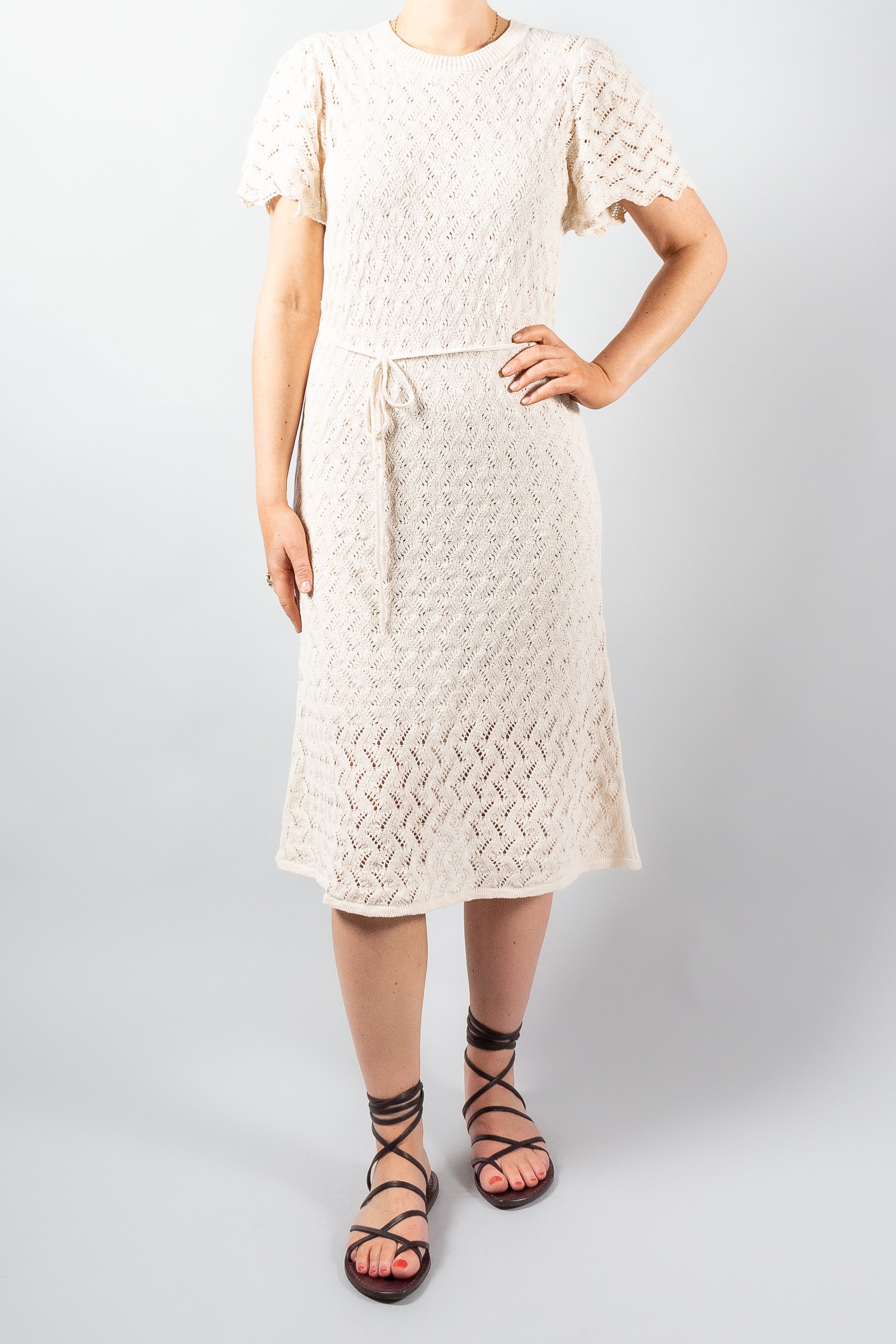 Vanessa Bruno Clementina Crochet Dress-Dresses and Jumpsuits-Misch-Boutique-Vancouver-Canada-misch.ca