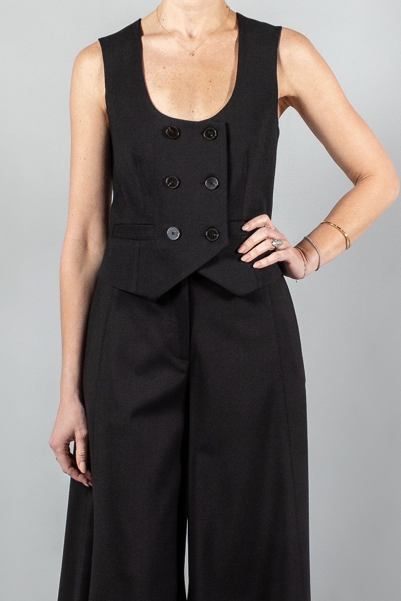 Heirlome Ines Waistcoat-Jackets and Blazers-Misch-Boutique-Vancouver-Canada-misch.ca
