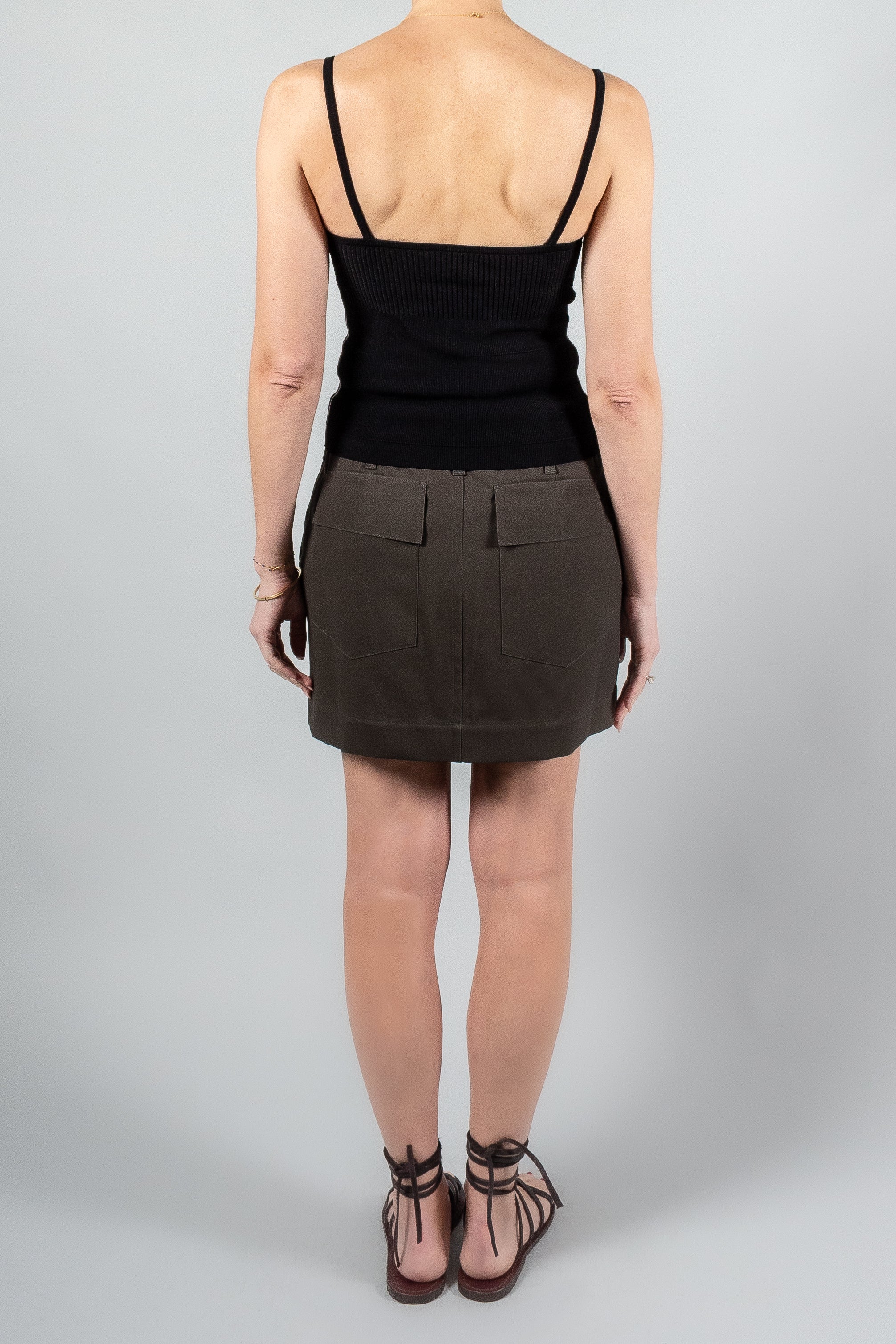 Maria Mcmanus Carpenter Mini Skirt-Skirts-Misch-Boutique-Vancouver-Canada-misch.ca
