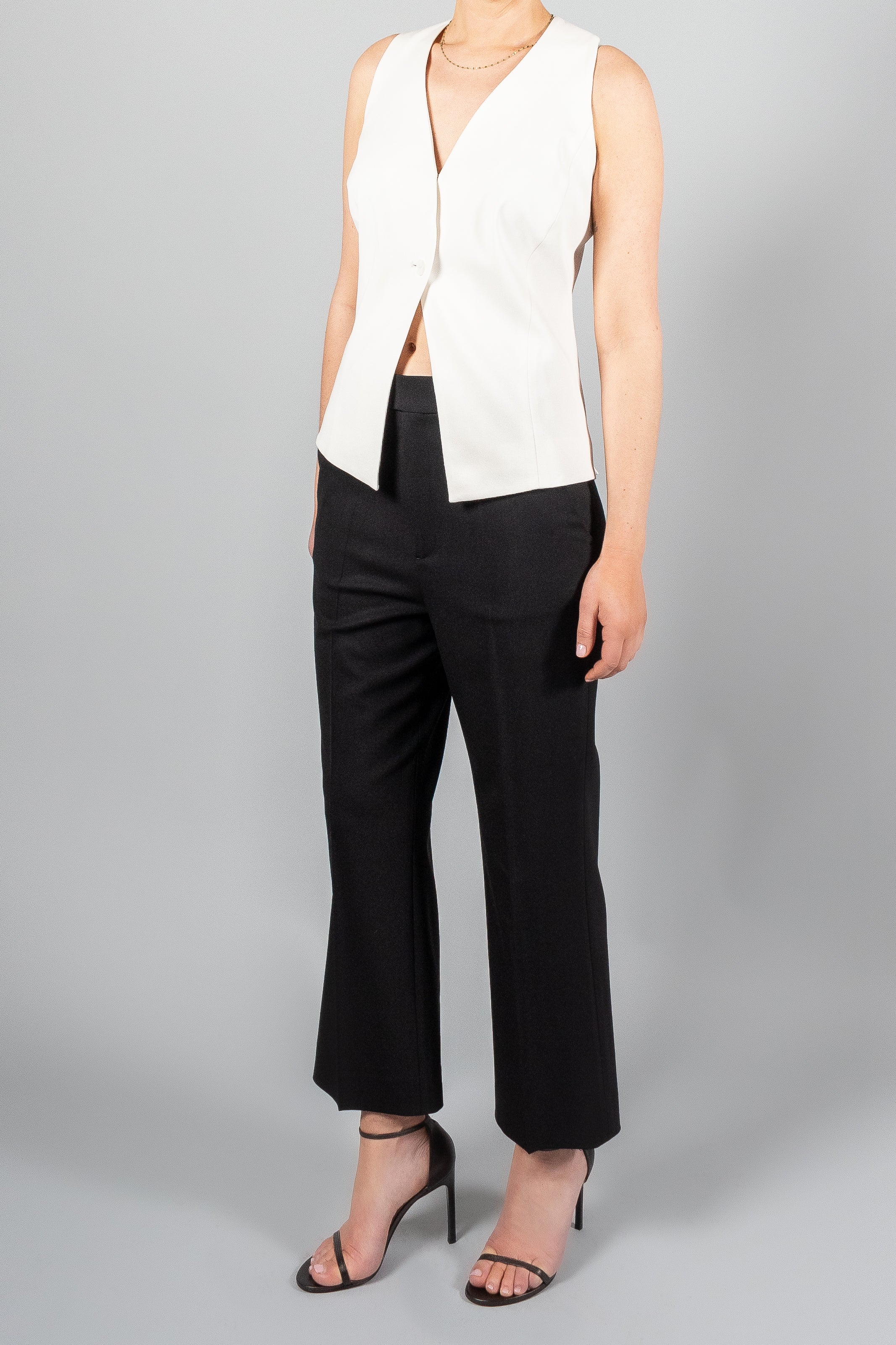 Maria Mcmanus High Waisted Crop Trouser-Pants and Shorts-Misch-Boutique-Vancouver-Canada-misch.ca