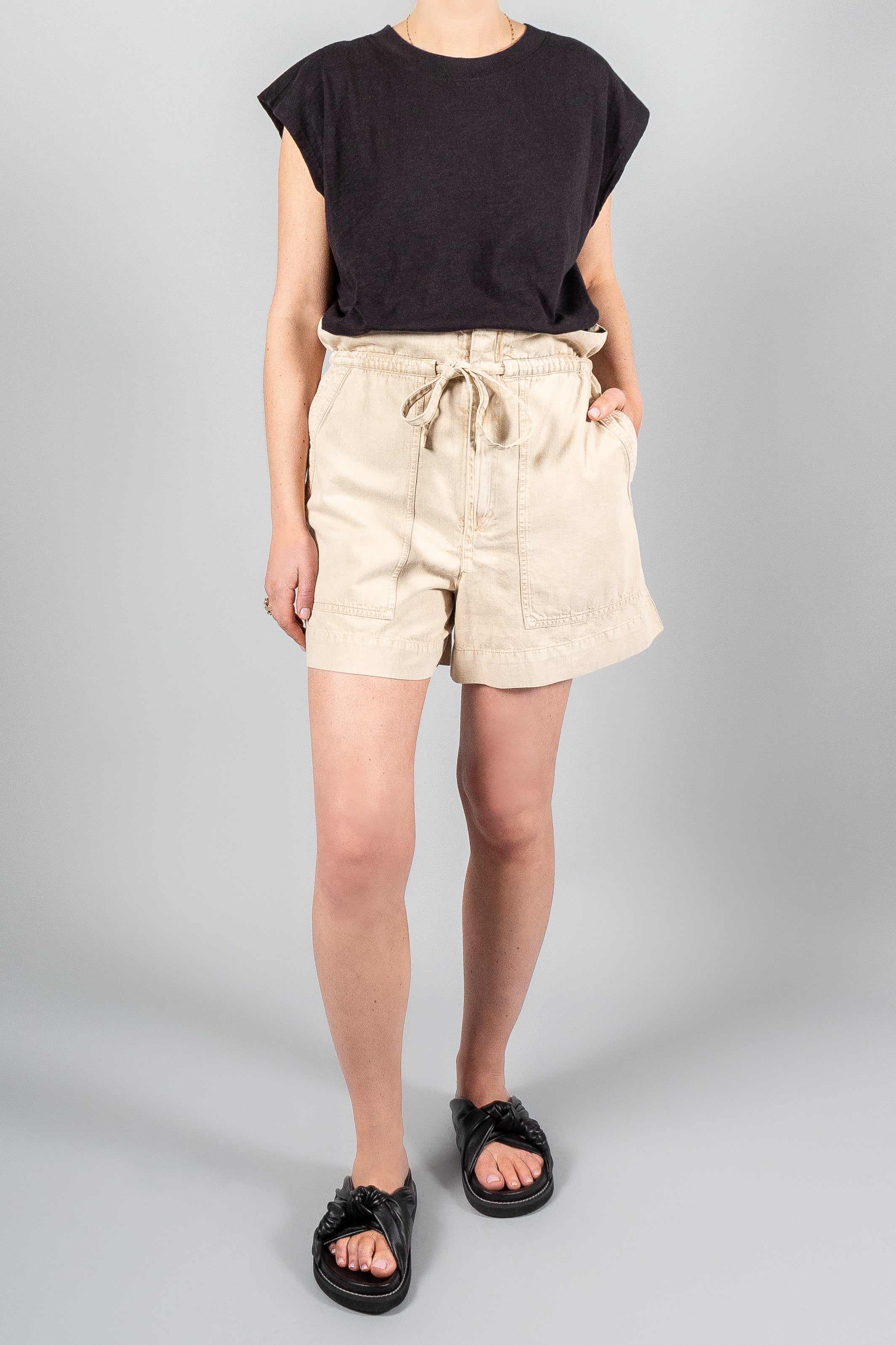 Isabel Marant Etoile Ipolyte Shorts-Pants and Shorts-Misch-Boutique-Vancouver-Canada-misch.ca