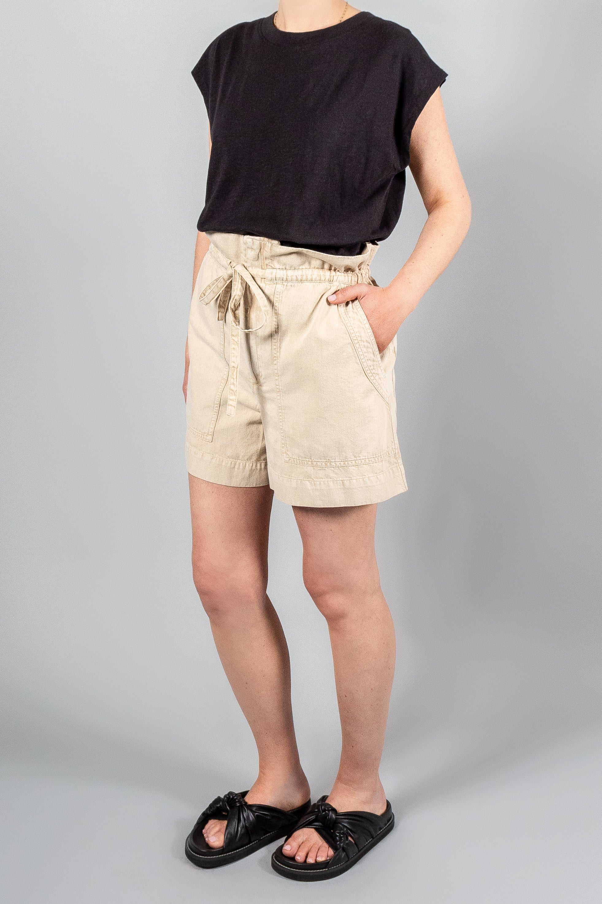 Isabel Marant Etoile Ipolyte Shorts-Pants and Shorts-Misch-Boutique-Vancouver-Canada-misch.ca