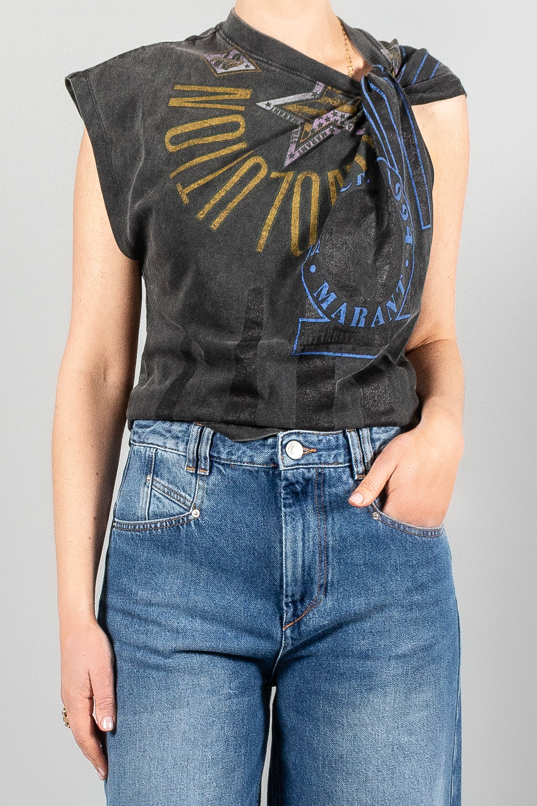 Isabel Marant Etoile Nayda T-Shirt-Tops-Misch-Boutique-Vancouver-Canada-misch.ca