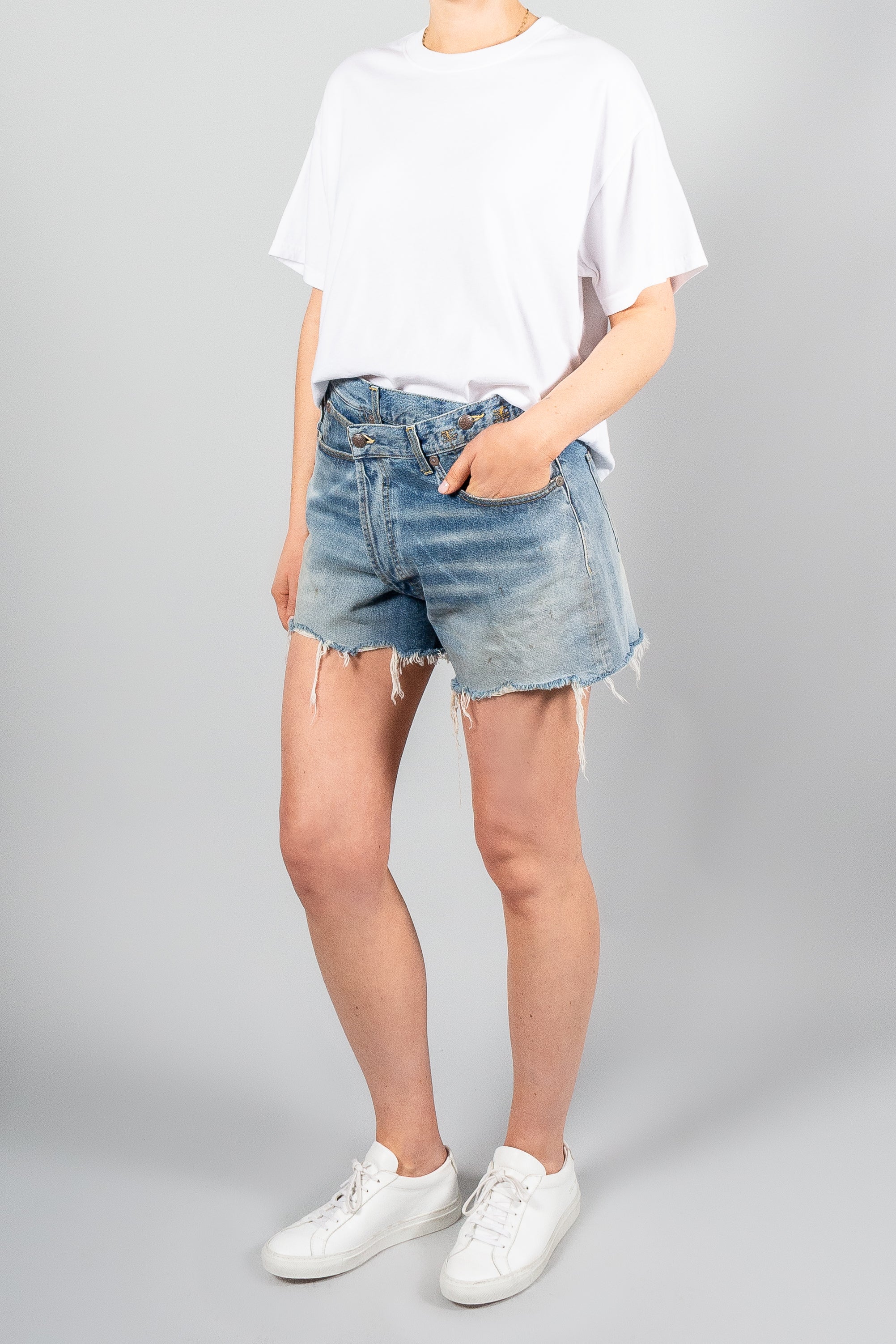 R13 Crossover Short-Pants and Shorts-Misch-Boutique-Vancouver-Canada-misch.ca