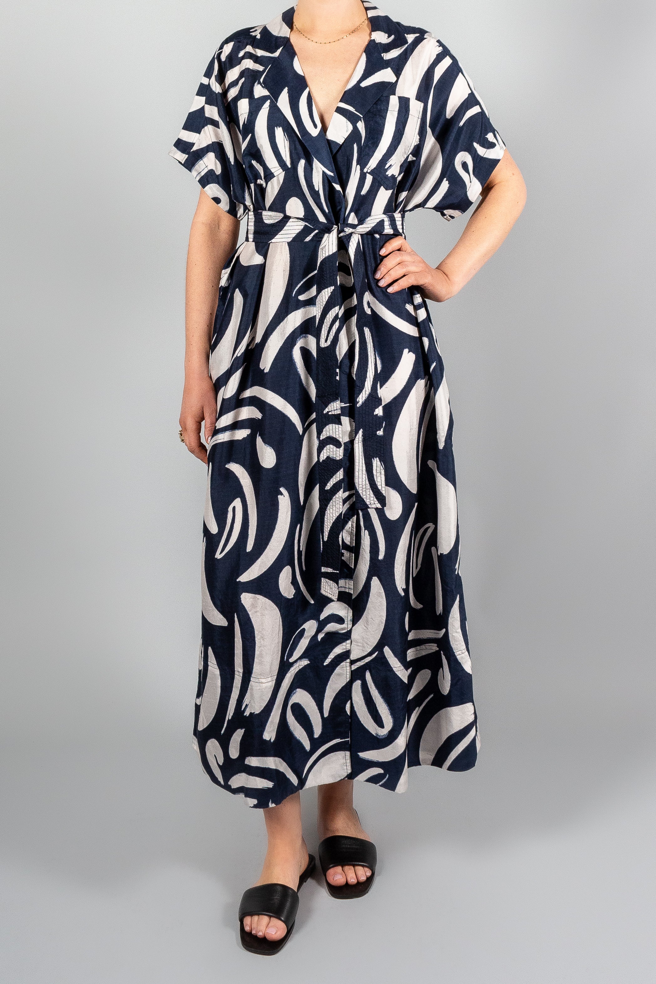 Apiece Apart Vincenza Wrap Maxi Dress-Dresses and Jumpsuits-Misch-Boutique-Vancouver-Canada-misch.ca