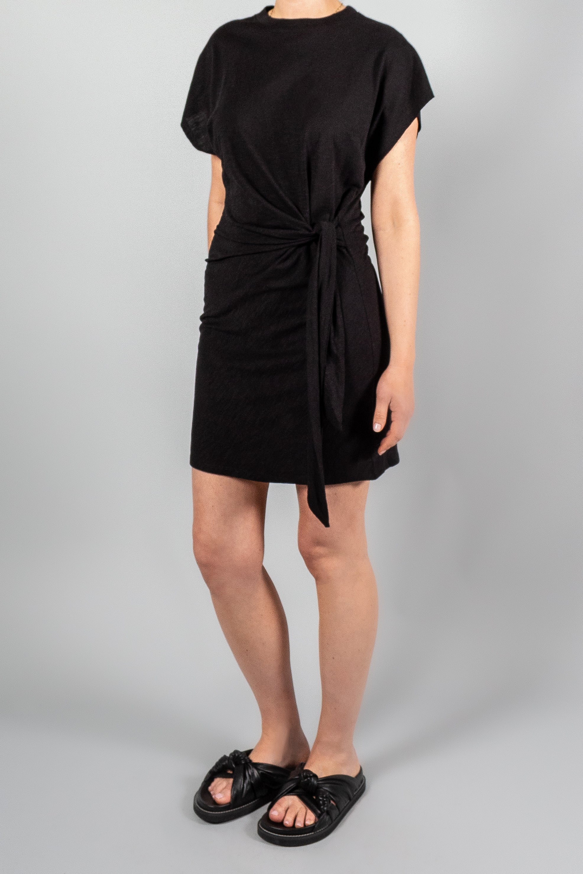 Apiece Apart Nina Cinched Mini Dress-Dresses and Jumpsuits-Misch-Boutique-Vancouver-Canada-misch.ca