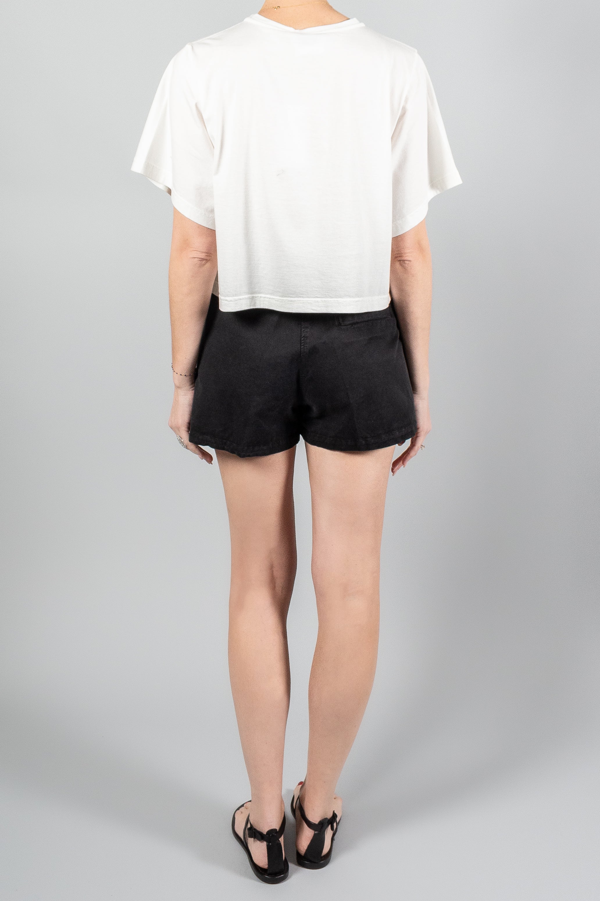 Forte Forte Gabardine Shorts-Pants and Shorts-Misch-Boutique-Vancouver-Canada-misch.ca
