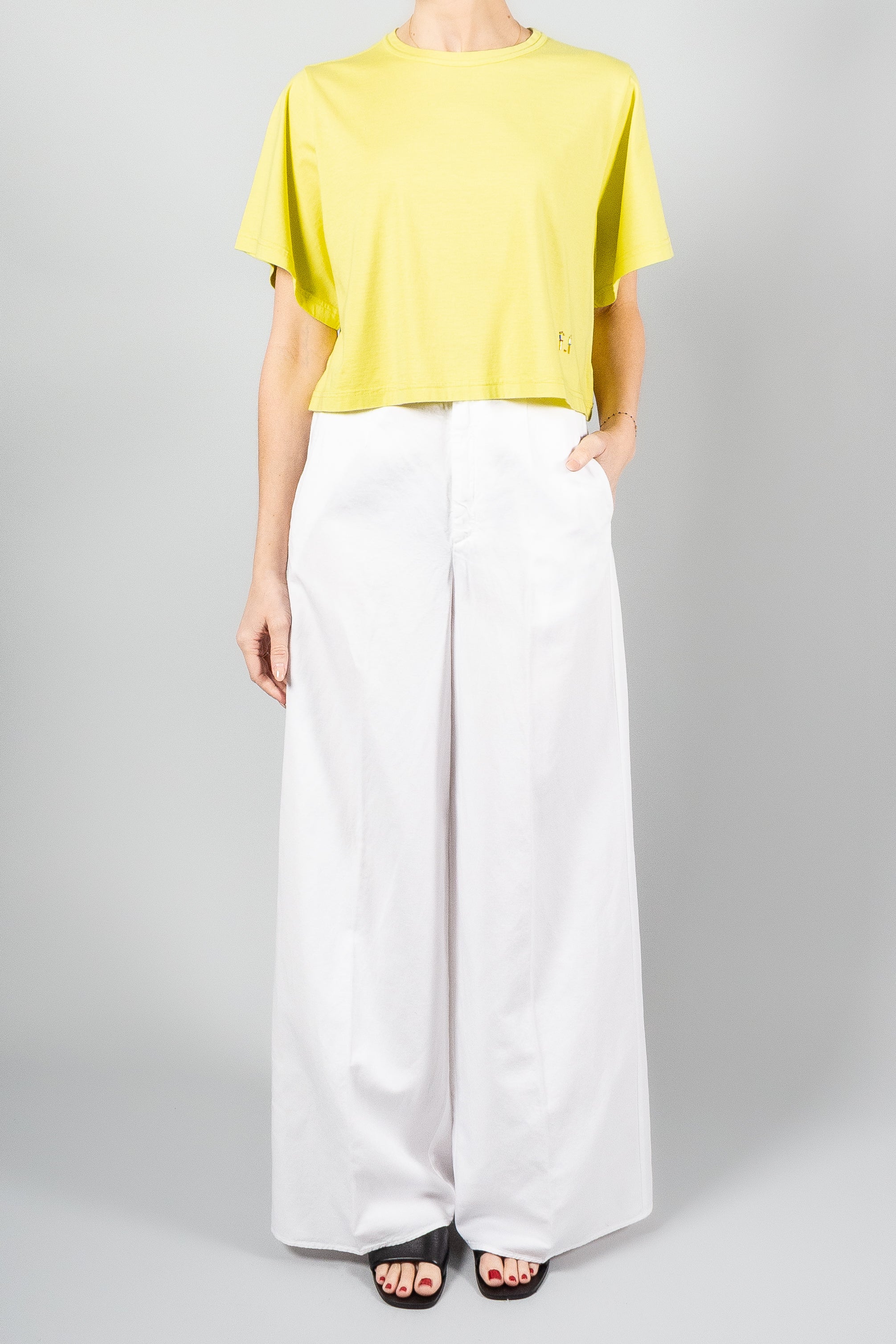 Forte Forte Chic Cotton Gabardine Palazzo Pants-Pants and Shorts-Misch-Boutique-Vancouver-Canada-misch.ca
