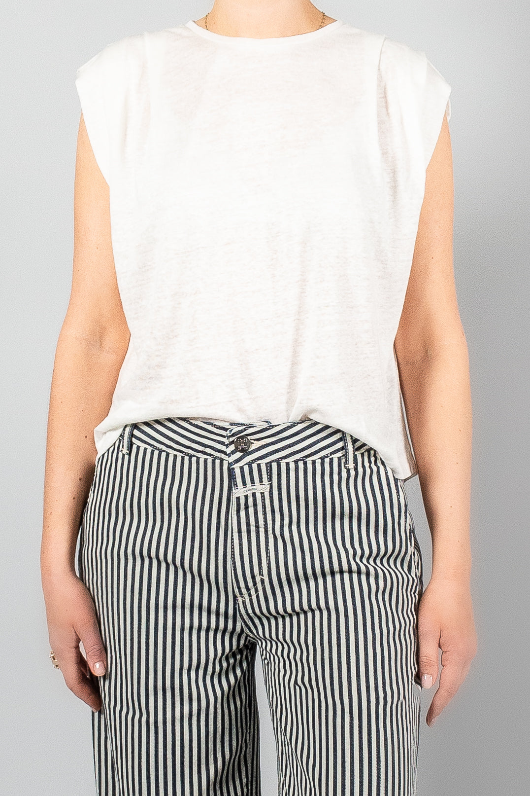 Closed Pleated Tank-Tops-Misch-Boutique-Vancouver-Canada-misch.ca