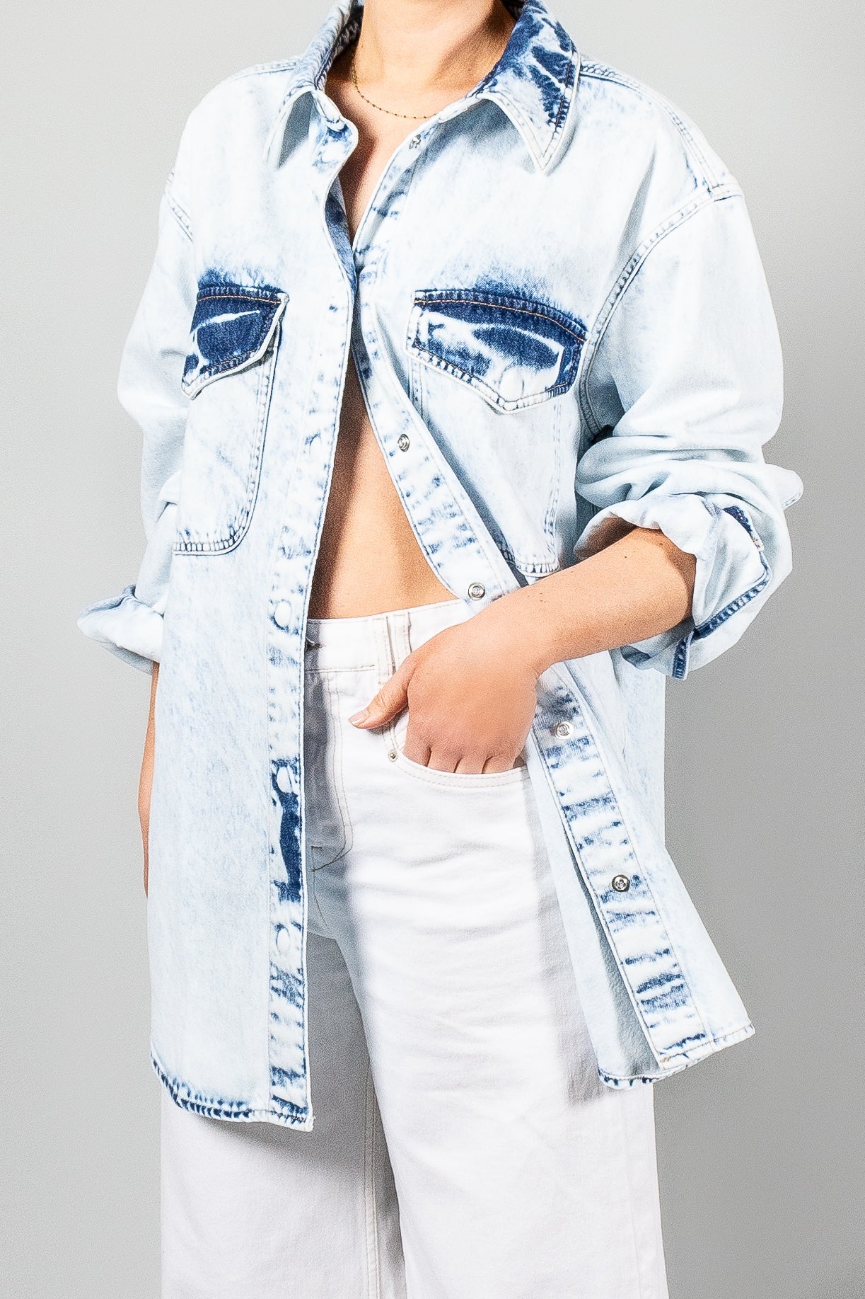 Closed Denim Overshirt-Jackets and Blazers-Misch-Boutique-Vancouver-Canada-misch.ca