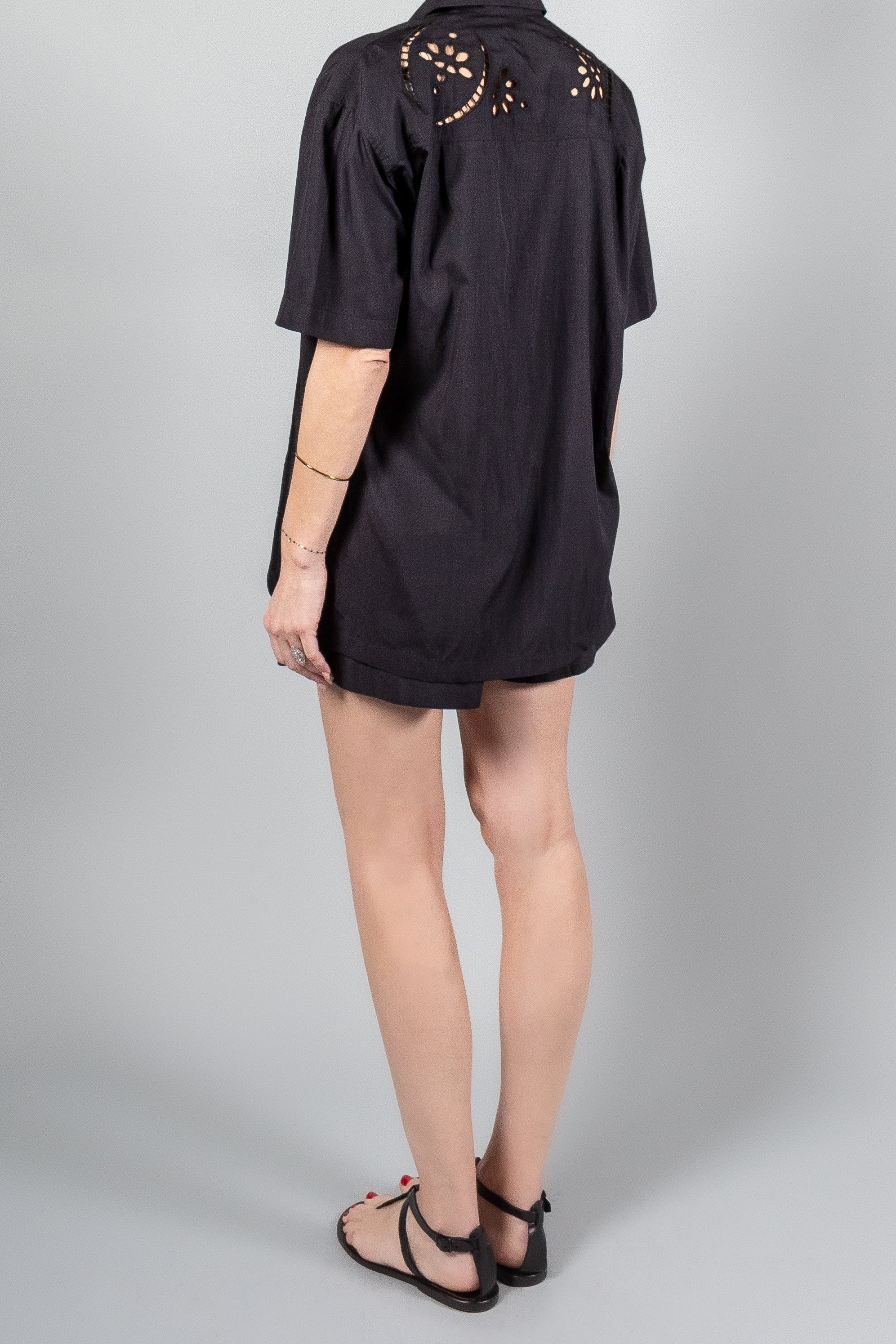 Isabel Marant Bilya Shirt - Black-Tops-Misch-Boutique-Vancouver-Canada-misch.ca
