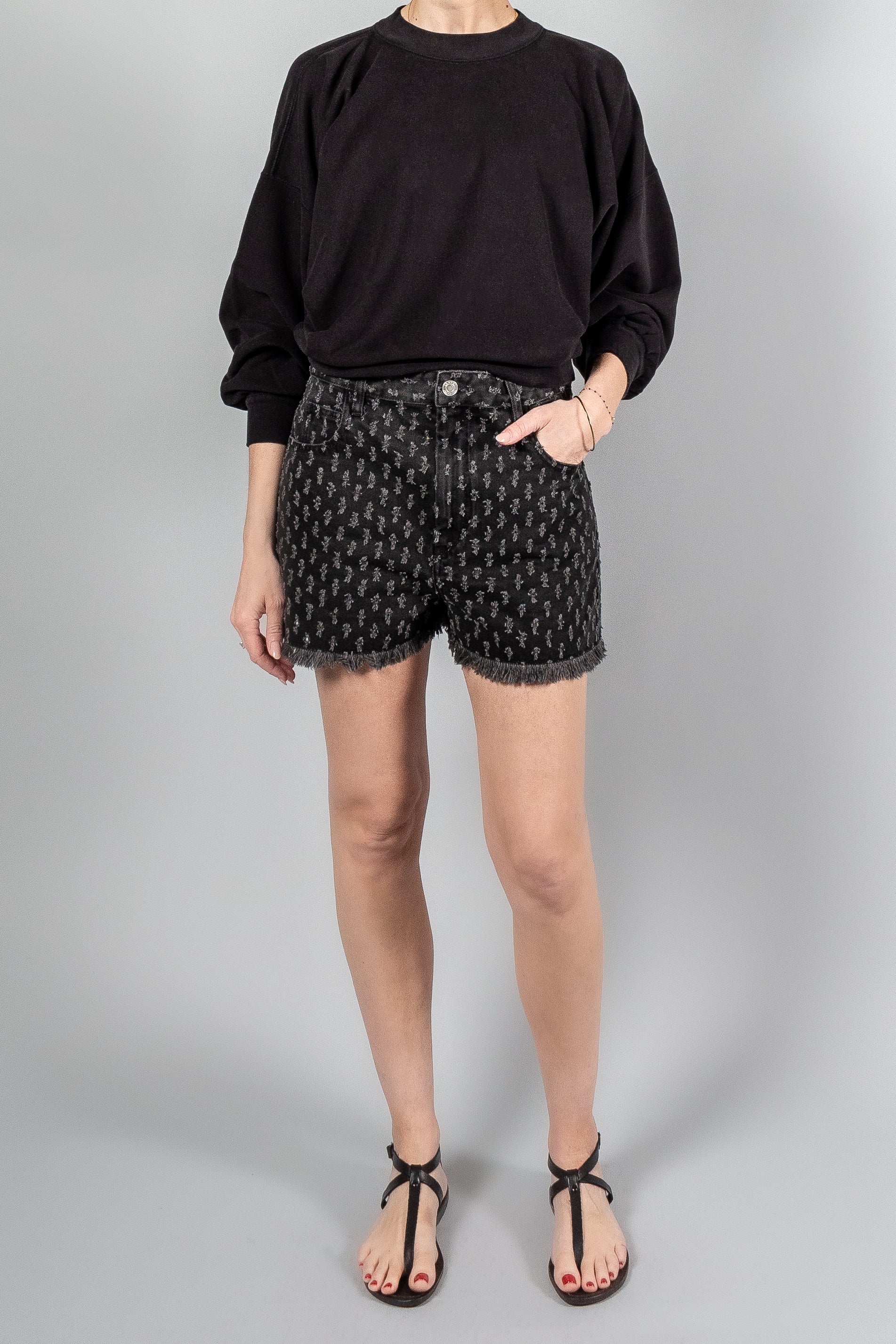 Isabel Marant Lesia Shorts-Pants and Shorts-Misch-Boutique-Vancouver-Canada-misch.ca