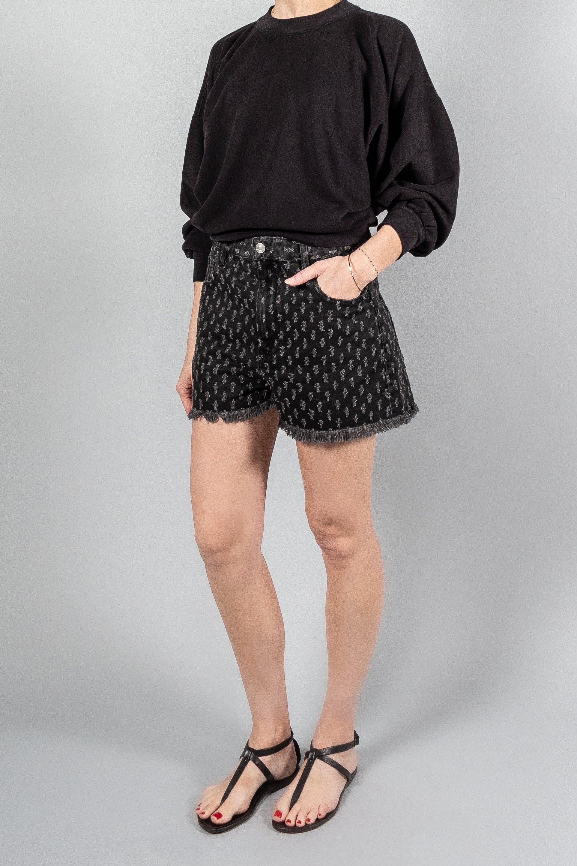Isabel Marant Lesia Shorts-Pants and Shorts-Misch-Boutique-Vancouver-Canada-misch.ca
