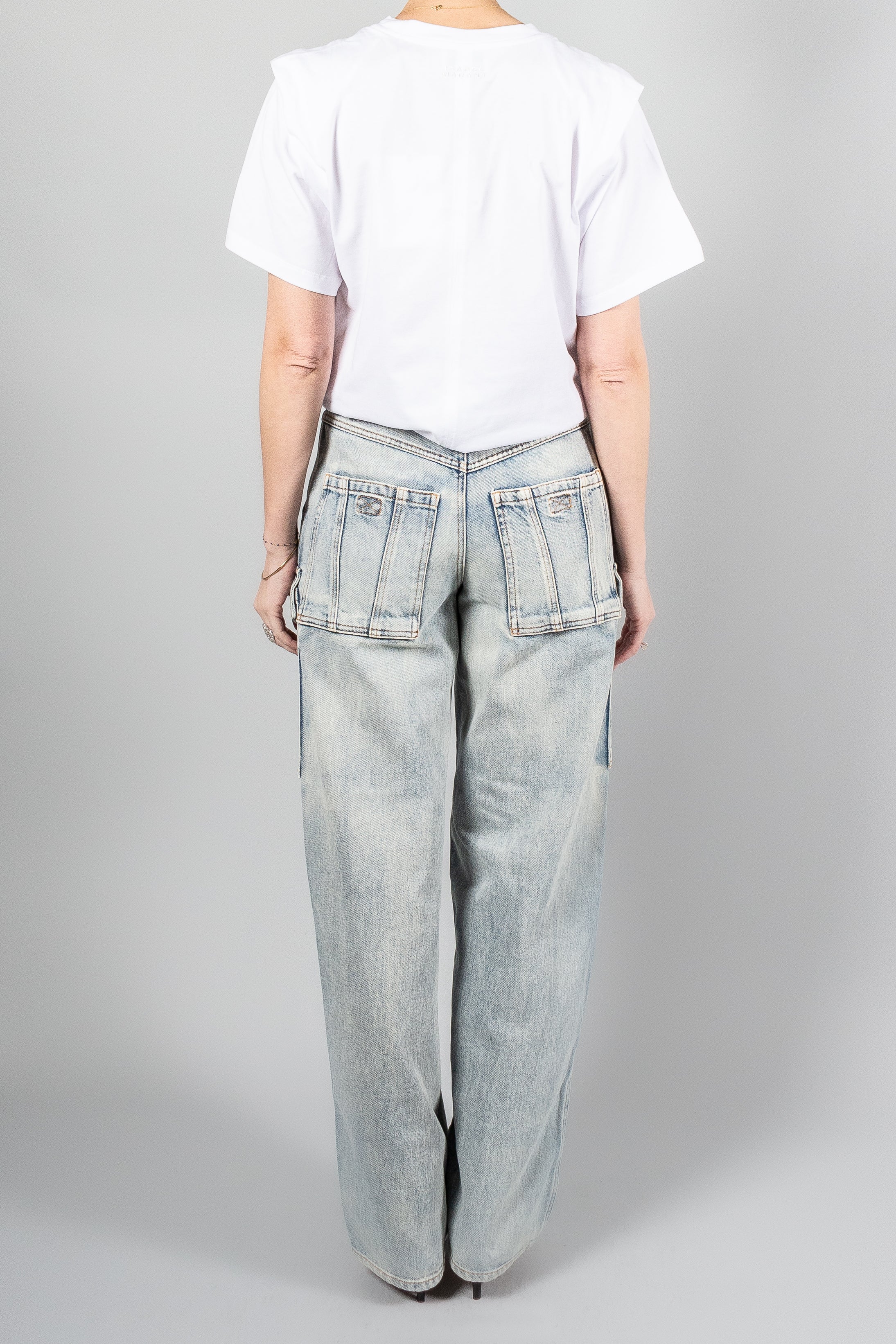 Isabel Marant Etoile Off-White Heilani Jeans