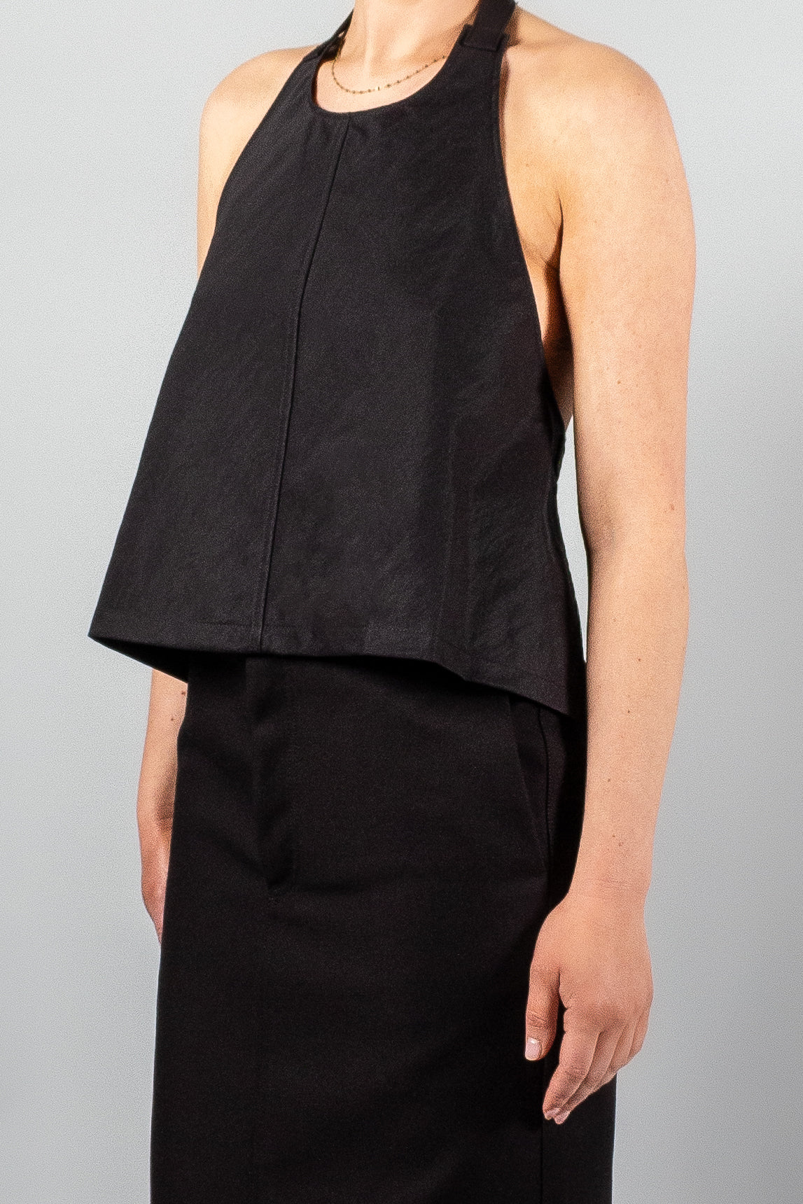 Wardrobe NYC Drill Backless Halter Top-Tops-Misch-Boutique-Vancouver-Canada-misch.ca