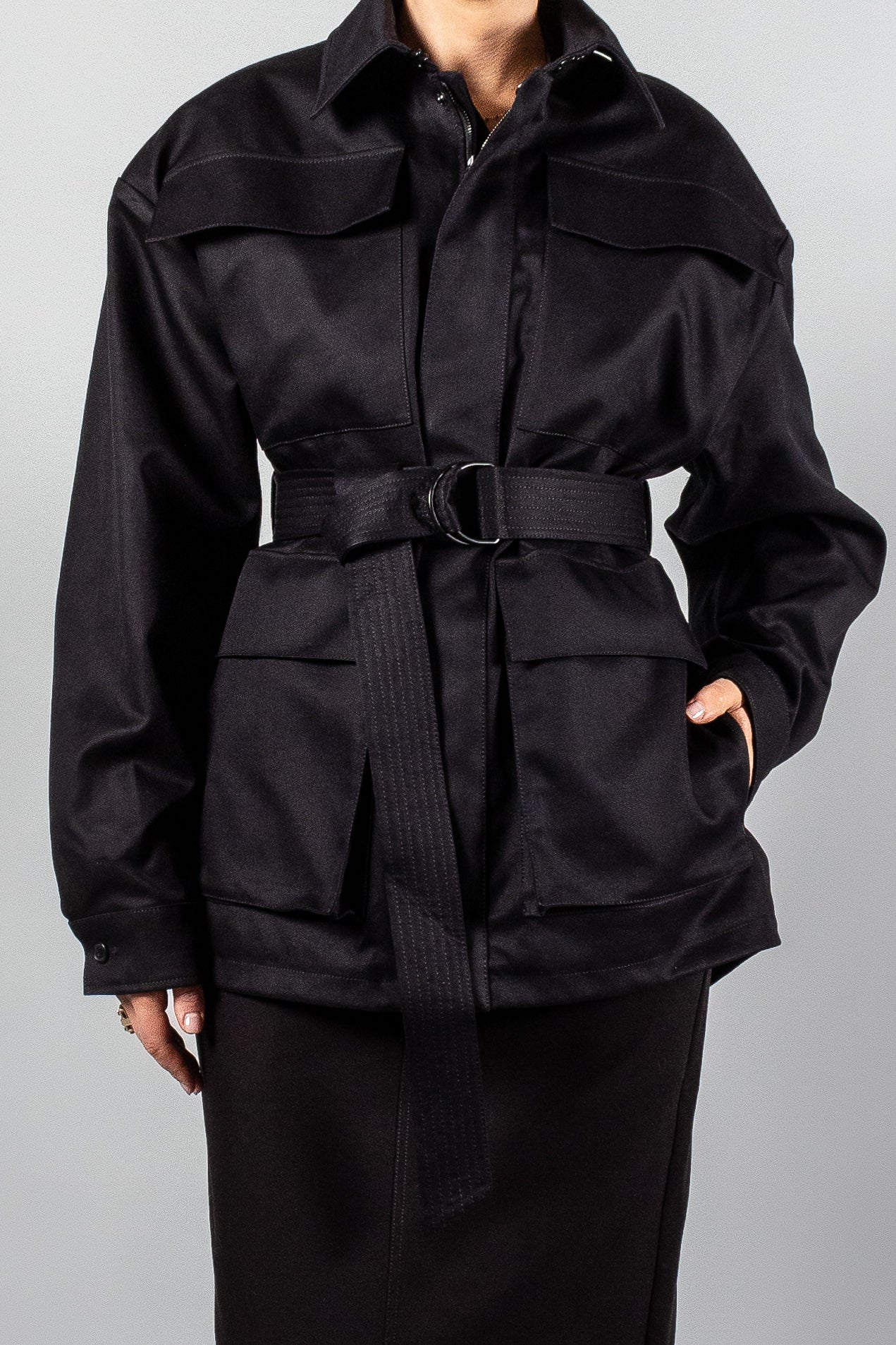 Wardrobe NYC Drill Parka-Jackets and Blazers-Misch-Boutique-Vancouver-Canada-misch.ca