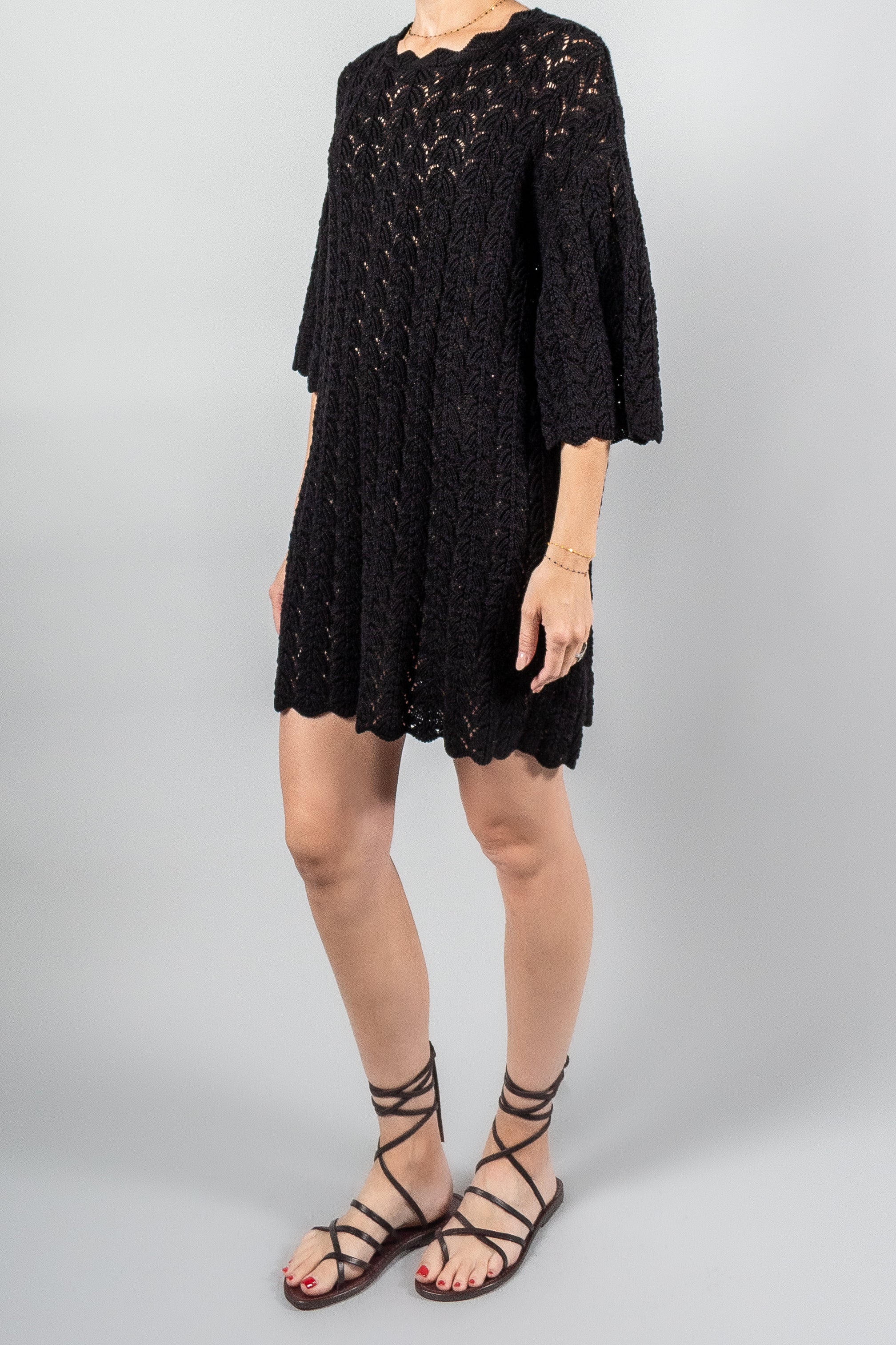 Loulou Studio Doni Short Sleeve Dress-Dresses and Jumpsuits-Misch-Boutique-Vancouver-Canada-misch.ca