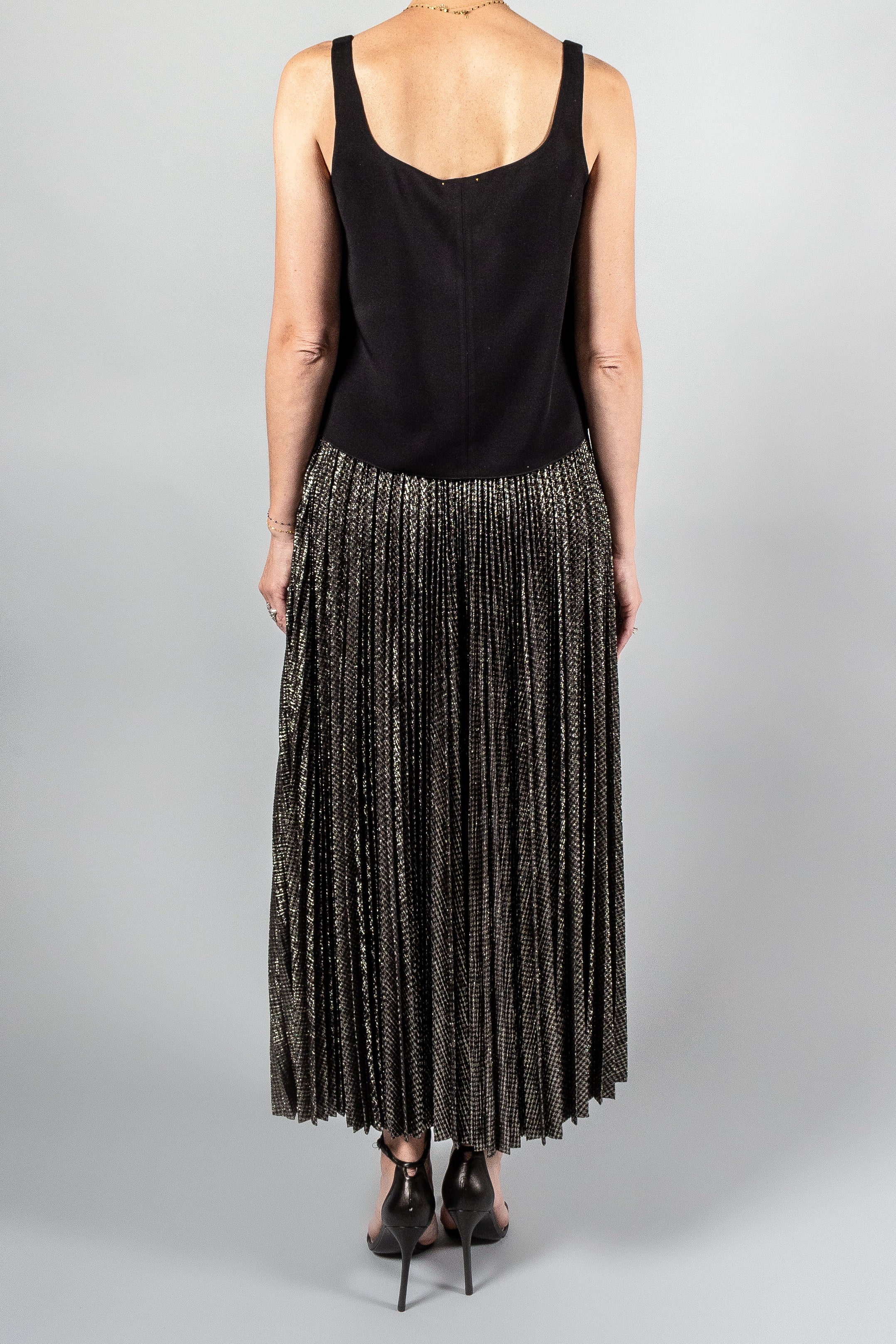 Forte Forte Lamé Pied De Poule Long Skirt-Skirts-Misch-Boutique-Vancouver-Canada-misch.ca