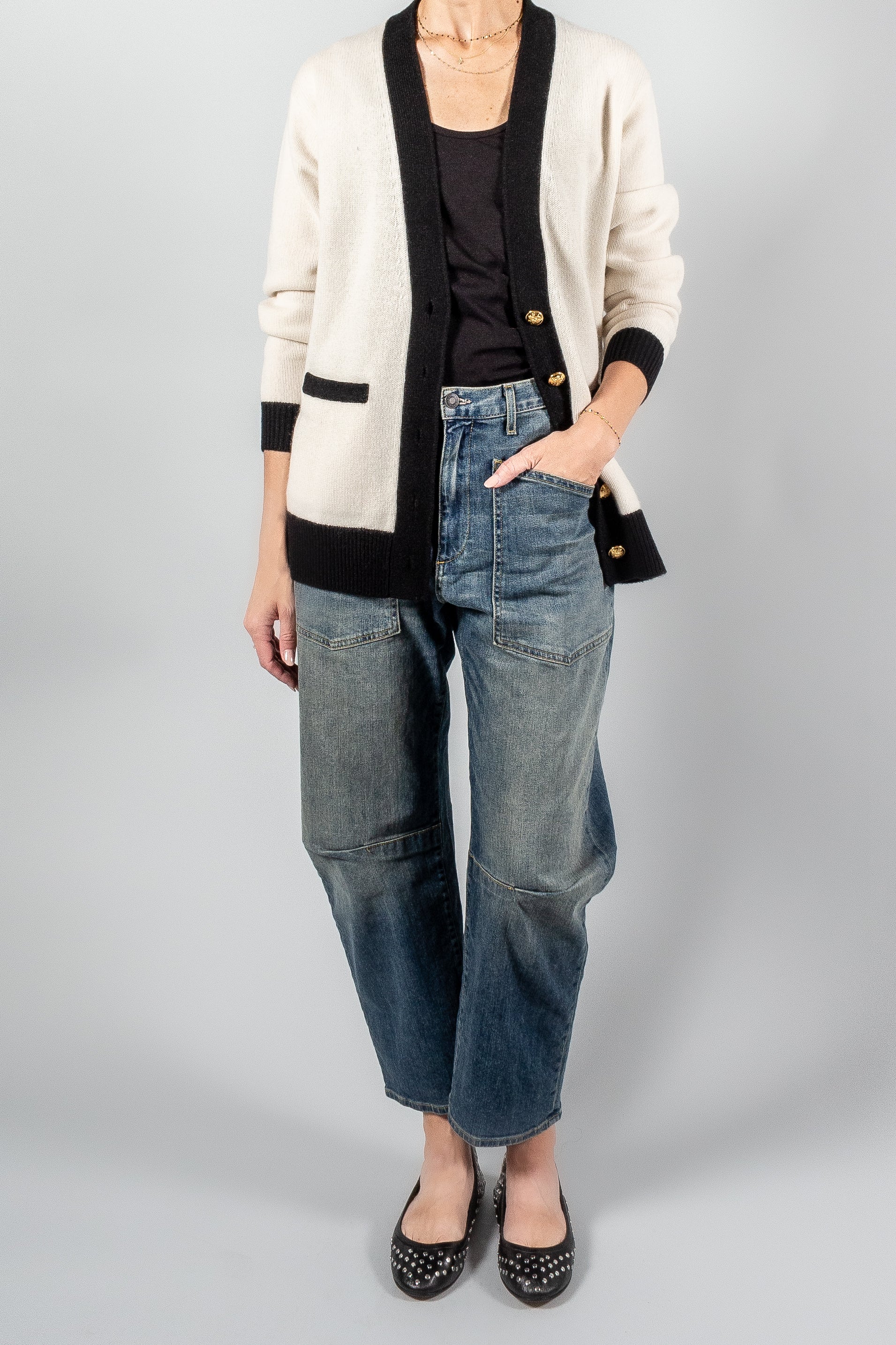 Nili Lotan Neshat Cardigan-Knitwear-Misch-Boutique-Vancouver-Canada-misch.ca