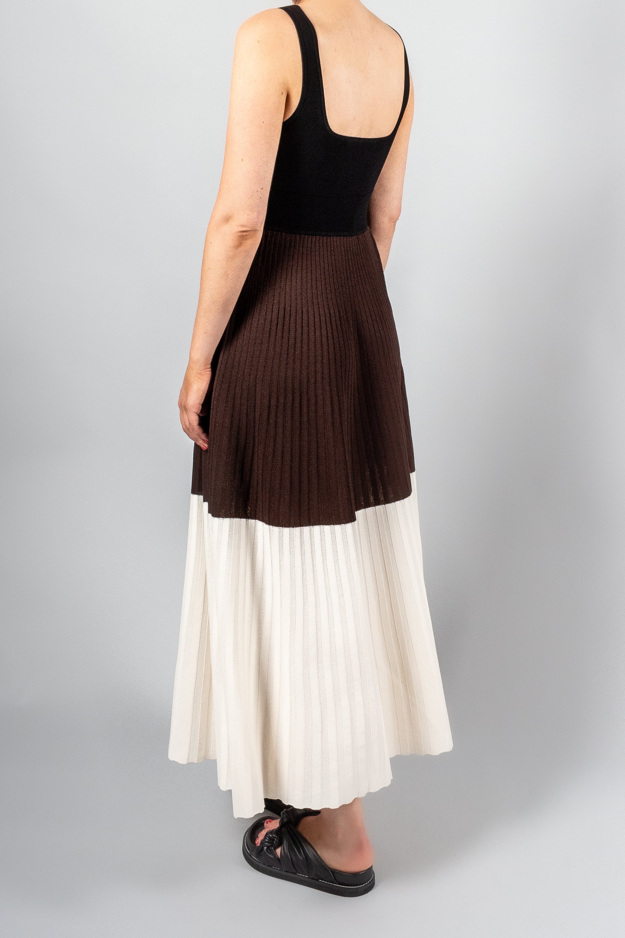 Maria Mcmanus Square Neck Colour Block Dress-Dresses and Jumpsuits-Misch-Boutique-Vancouver-Canada-misch.ca