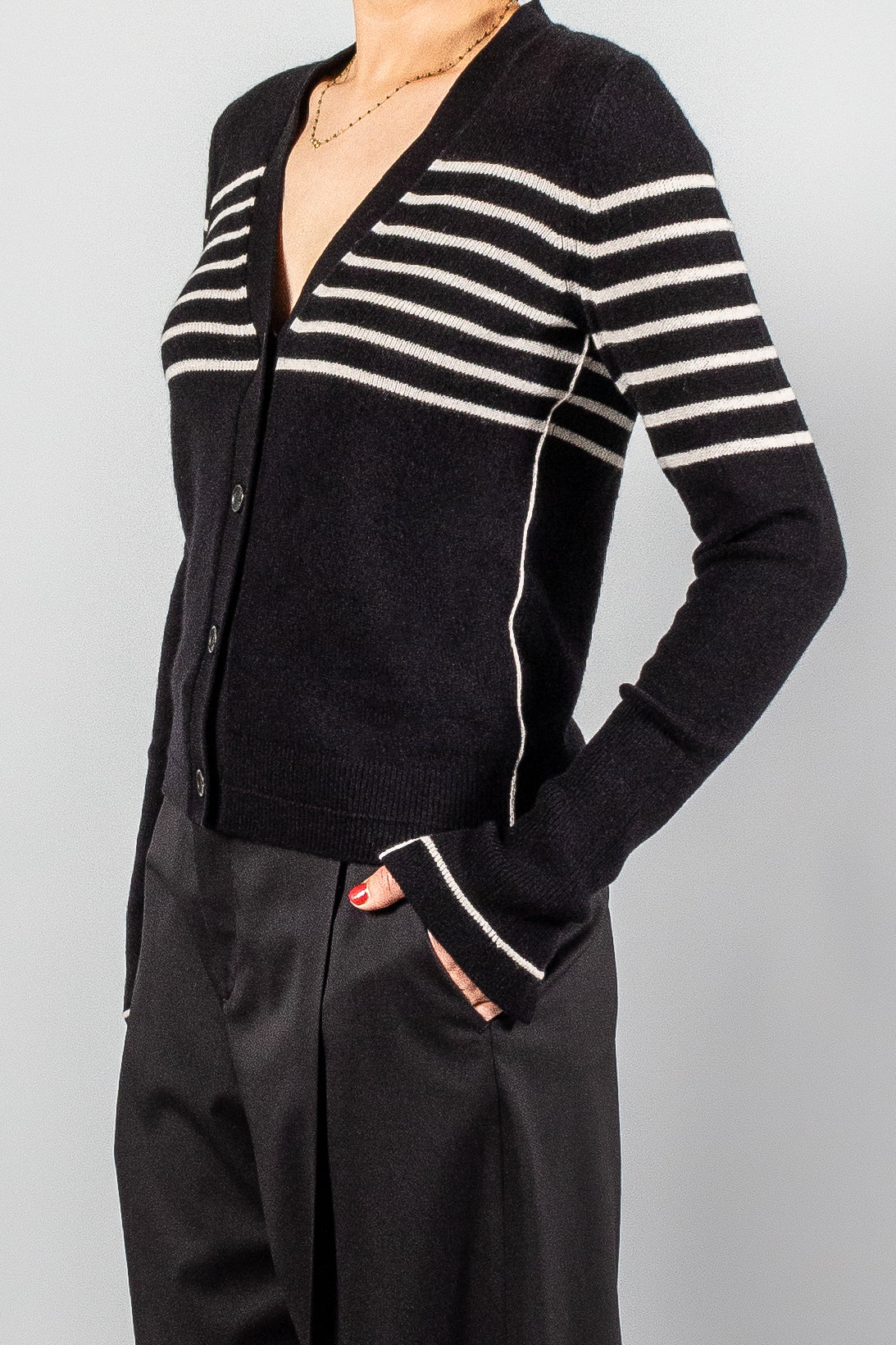 Maria Mcmanus Featherweight Slim Cardigan-Tops-Misch-Boutique-Vancouver-Canada-misch.ca