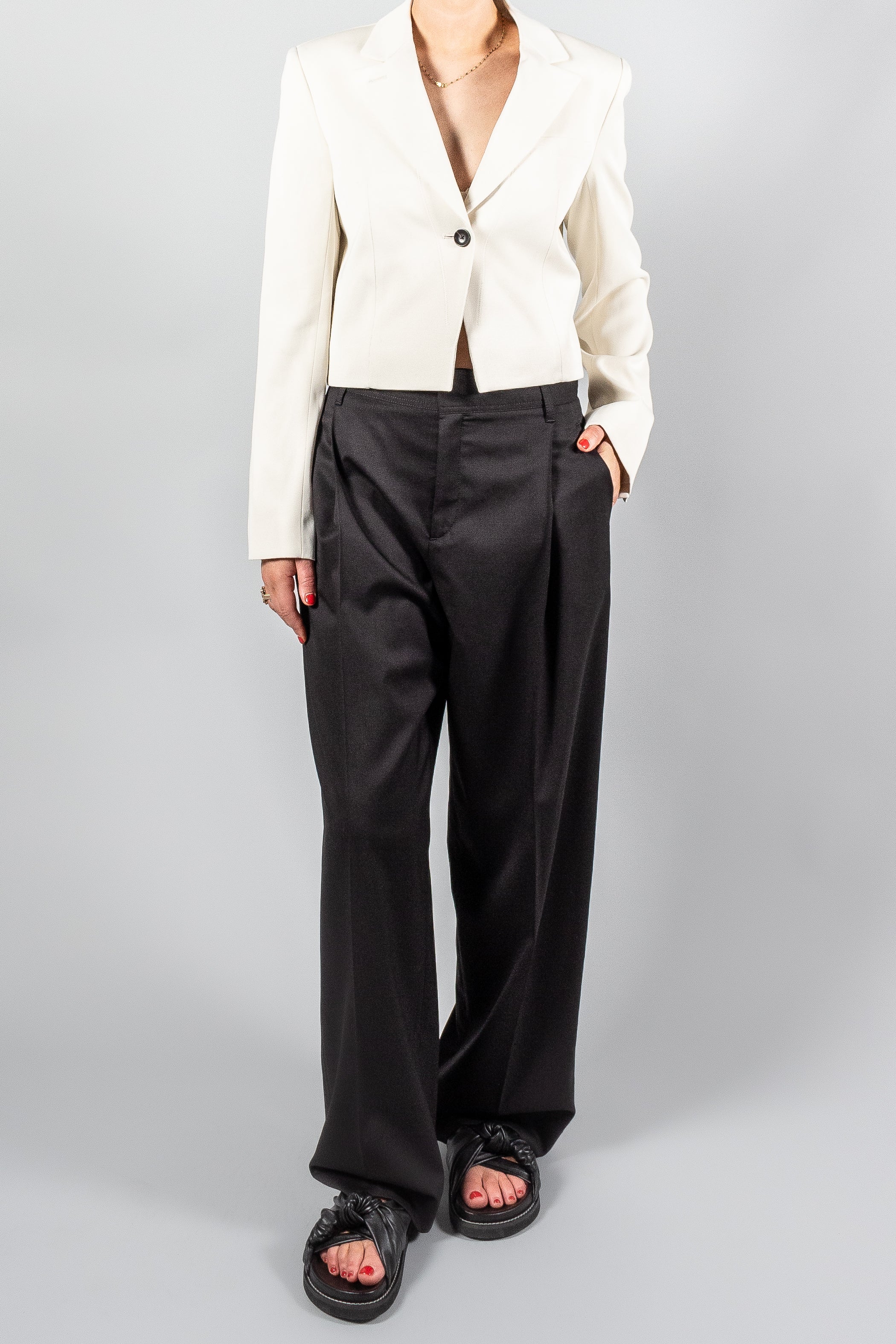 Maria Mcmanus Cropped Blazer-Jackets and Blazers-Misch-Boutique-Vancouver-Canada-misch.ca