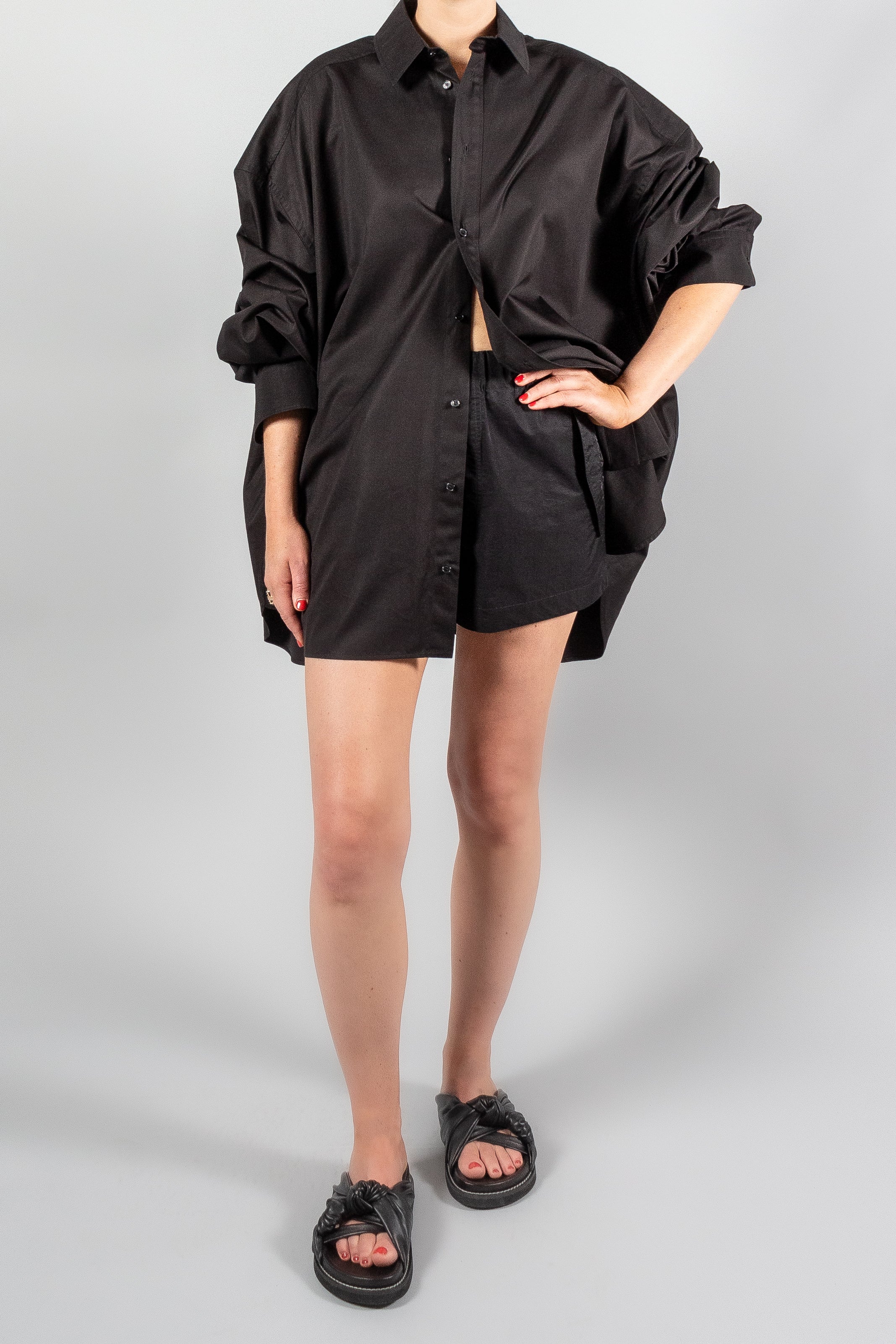 Wardrobe NYC Oversized Shirt Dress-Dresses and Jumpsuits-Misch-Boutique-Vancouver-Canada-misch.ca