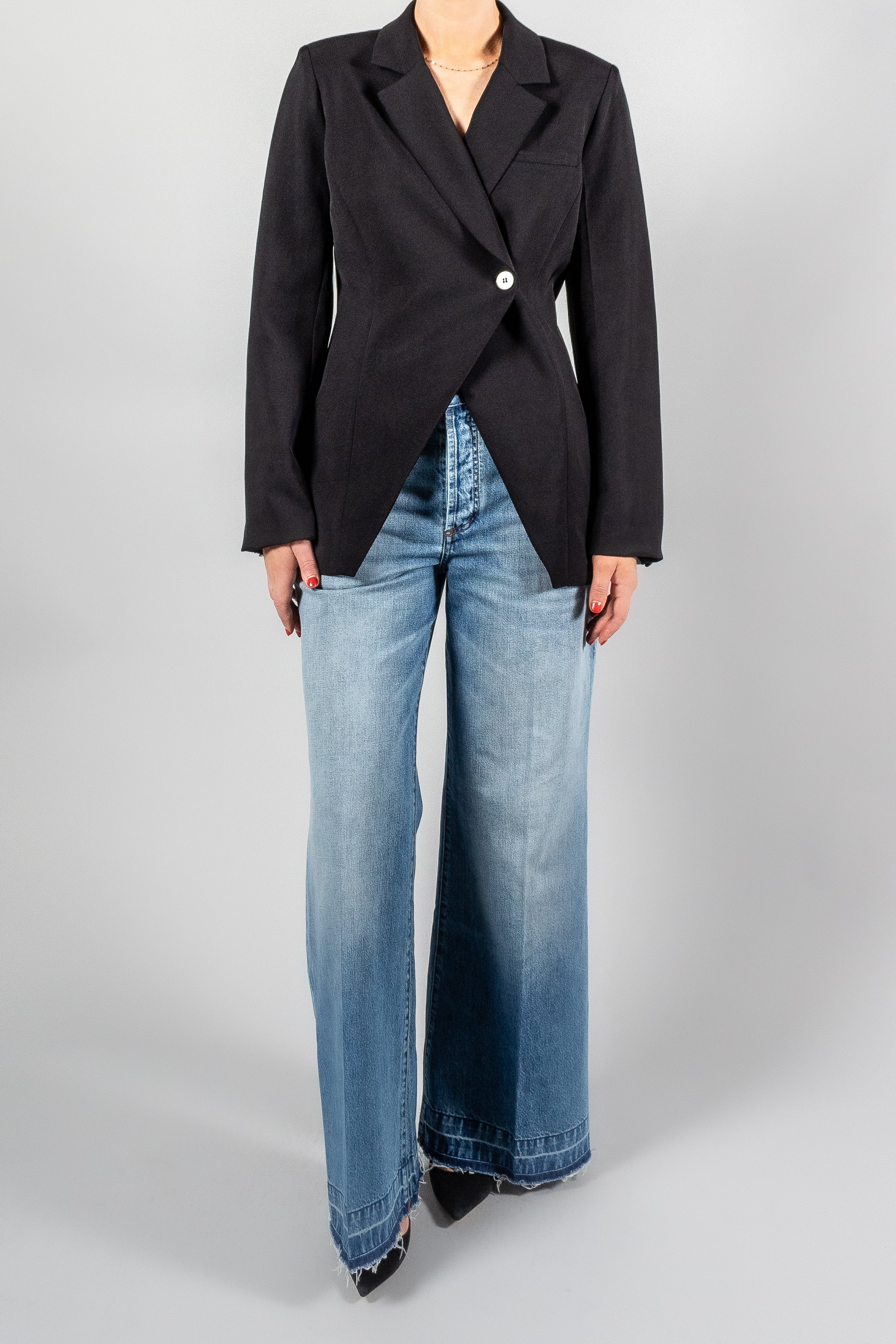 Kallmeyer Thalia Cross Blazer-Jackets and Blazers-Misch-Boutique-Vancouver-Canada-misch.ca