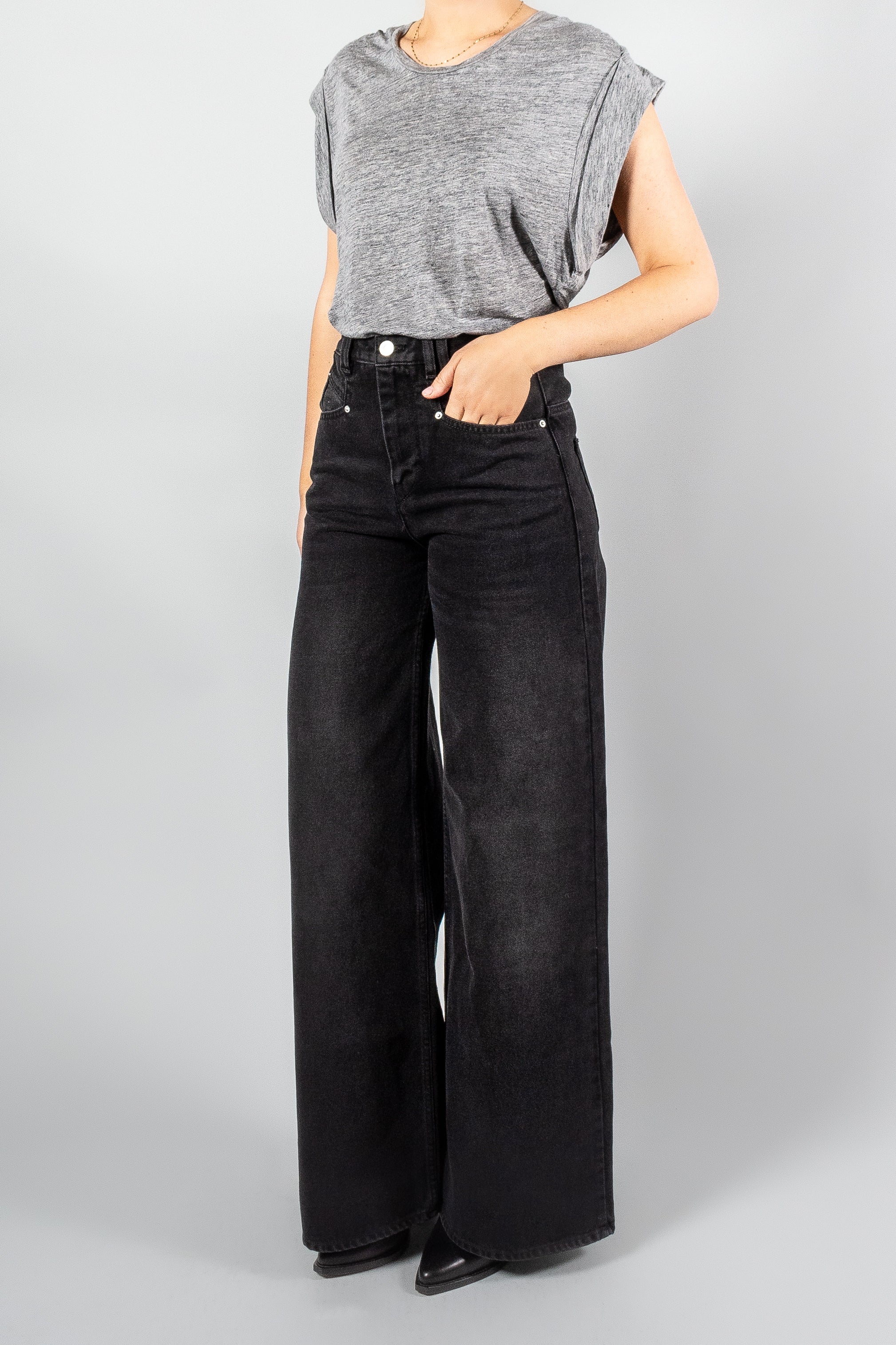 Isabel Marant Lemony Denim-Pants and Shorts-Misch-Boutique-Vancouver-Canada-misch.ca