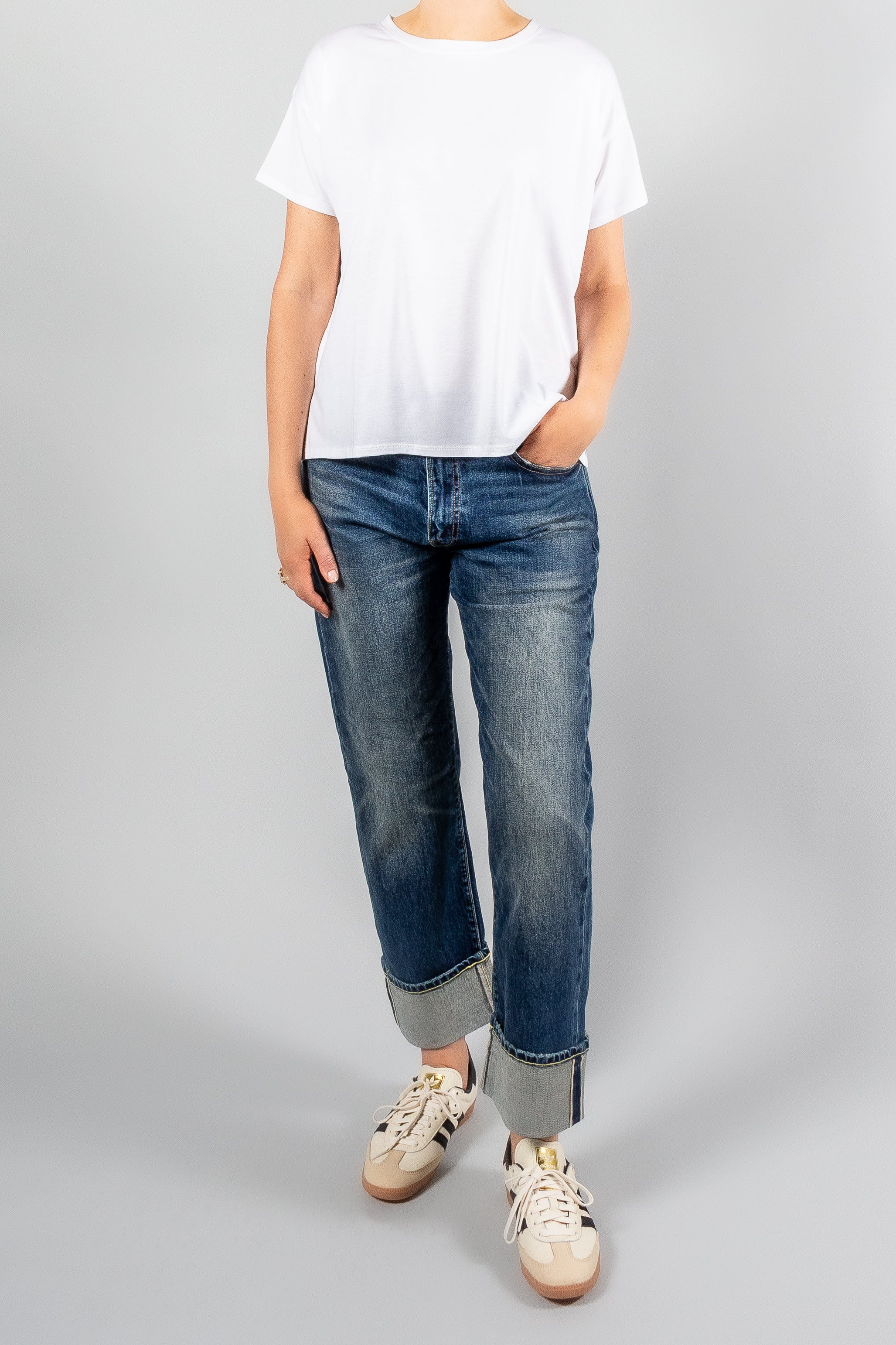 Loulou Studio Basilluzzo Short Sleeved T-Shirt-Tops-Misch-Boutique-Vancouver-Canada-misch.ca