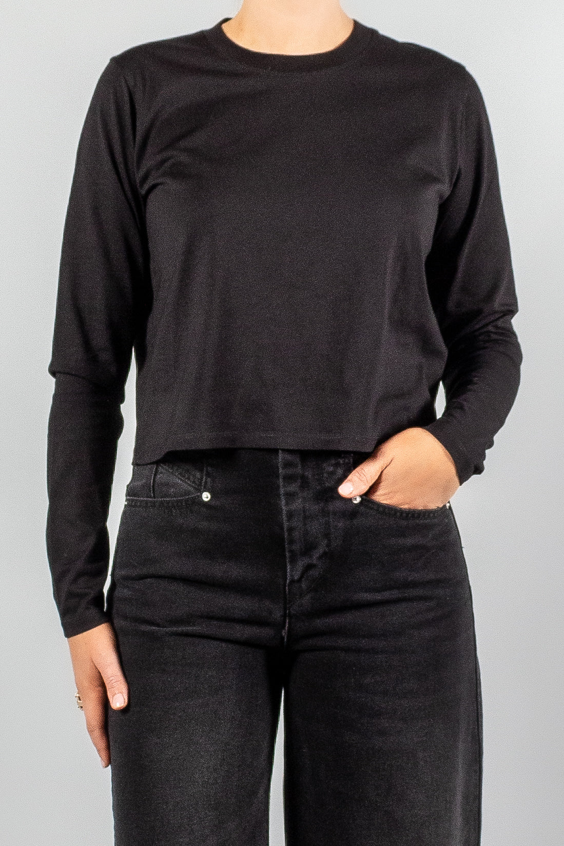 Loulou Studio Masal Long Sleeved T-Shirt-Tops-Misch-Boutique-Vancouver-Canada-misch.ca