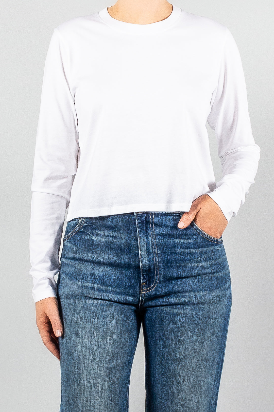 Loulou Studio Masal Long Sleeved T-Shirt-Tops-Misch-Boutique-Vancouver-Canada-misch.ca