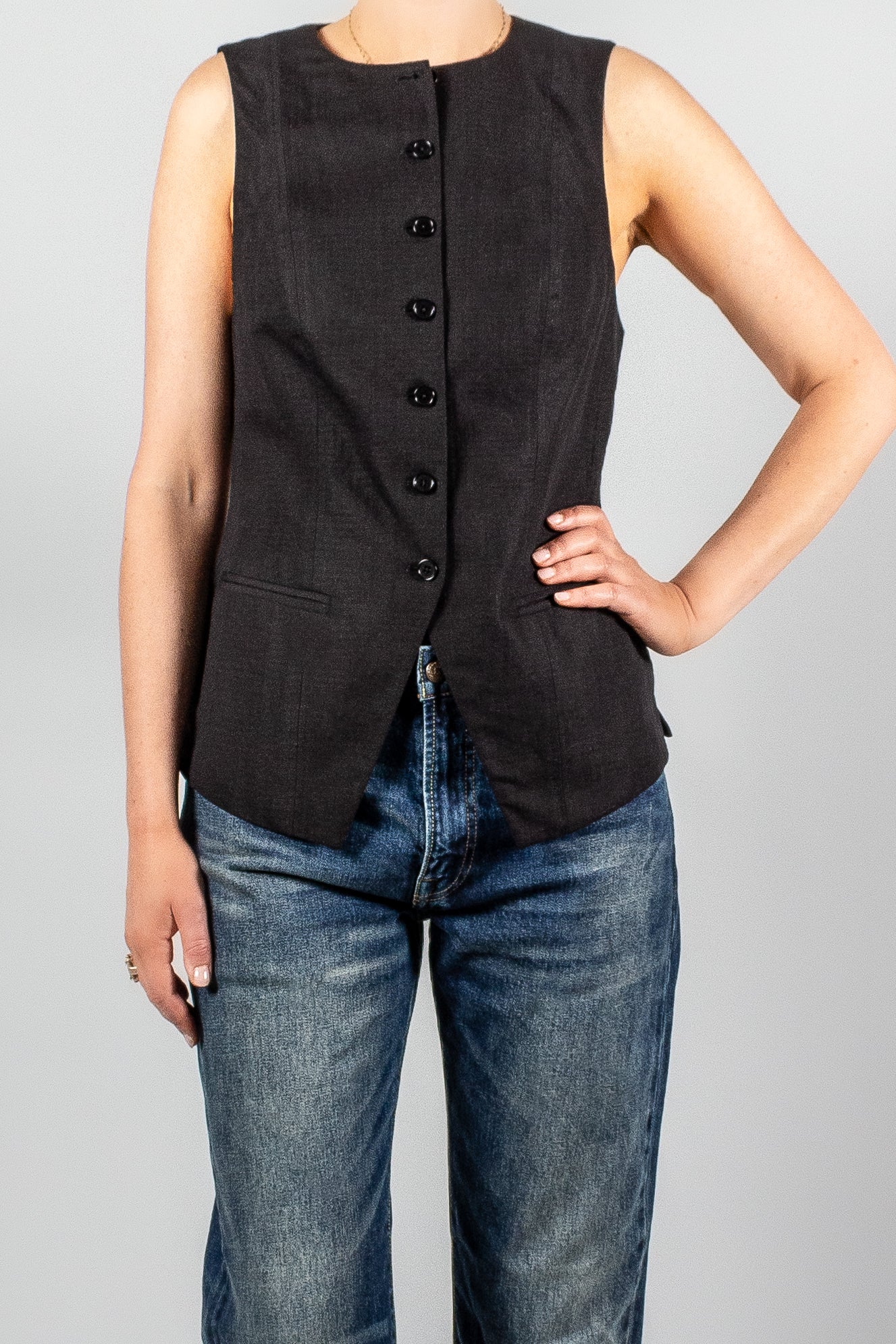 Apiece Apart Marca Tunic Vest-Jackets and Blazers-Misch-Boutique-Vancouver-Canada-misch.ca