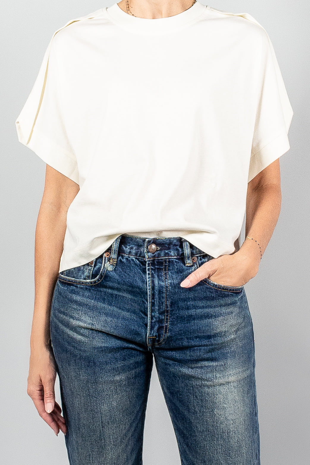 Closed Draped T-Shirt-Tops-Misch-Boutique-Vancouver-Canada-misch.ca