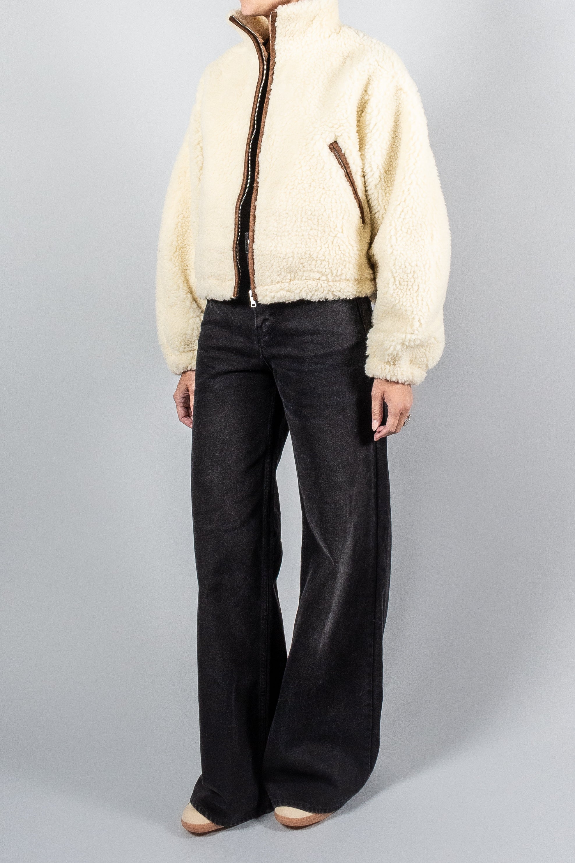 Isabel Marant Etoile Mackensy Shearling Jacket-Jackets and Blazers-Misch-Boutique-Vancouver-Canada-misch.ca