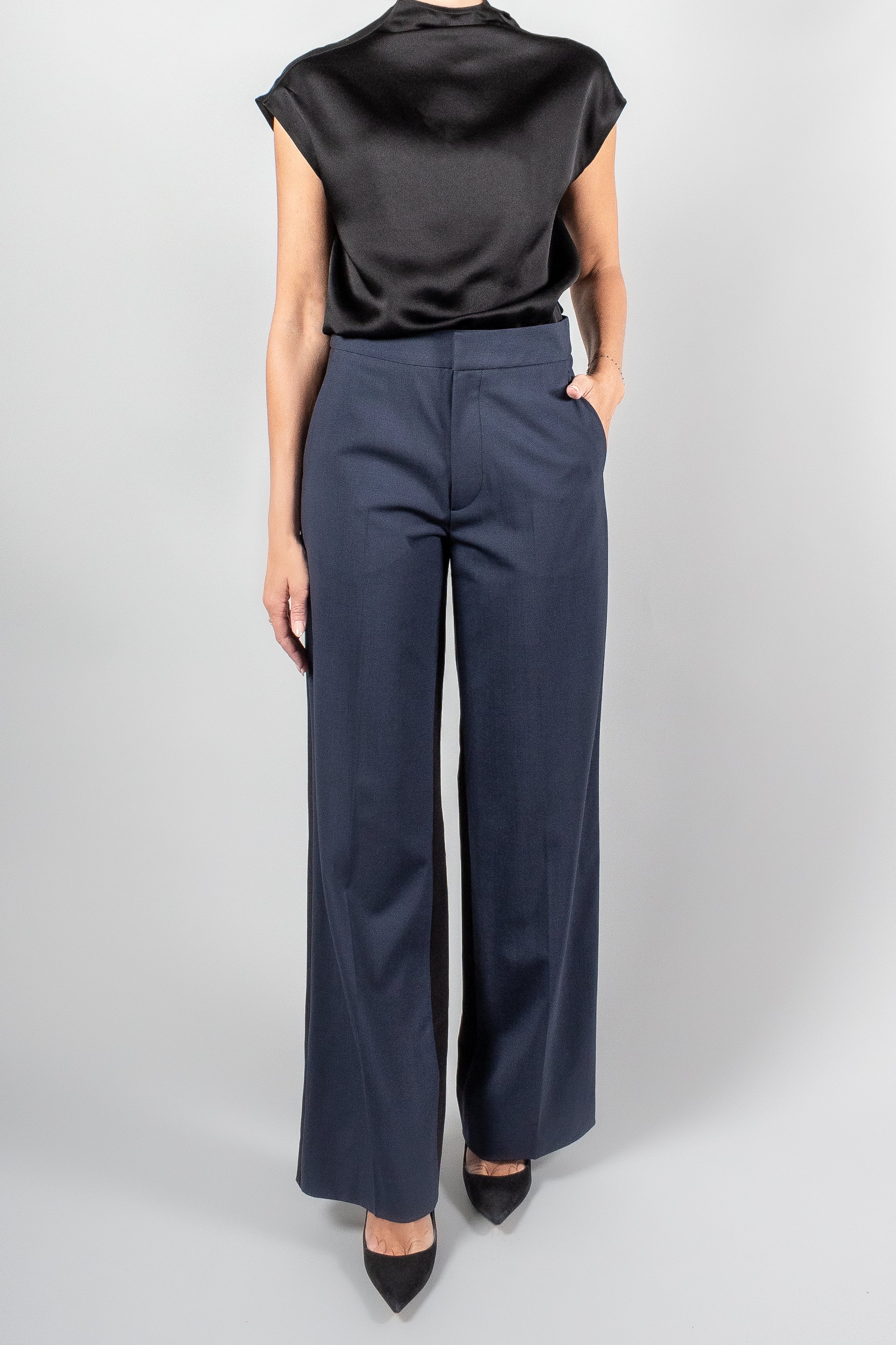 Gauchere Two Tone Pant-Pants and Shorts-Misch-Boutique-Vancouver-Canada-misch.ca