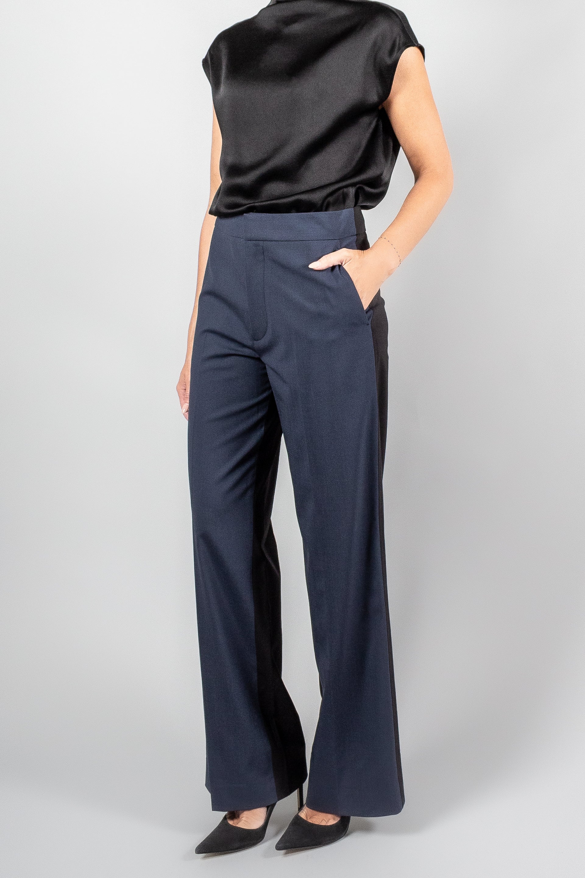 Gauchere Two Tone Pant-Pants and Shorts-Misch-Boutique-Vancouver-Canada-misch.ca