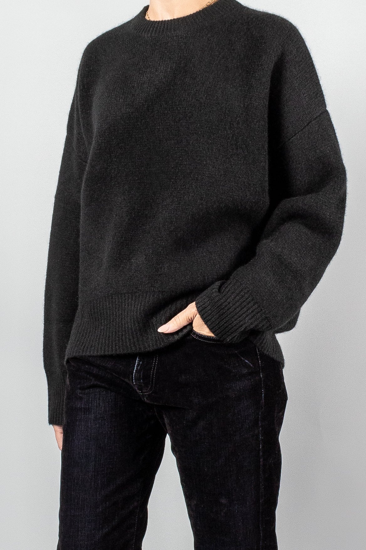 Le Kasha ROYAN Crew Neck Sweater-Knitwear-OS-Misch-Boutique-Vancouver-Canada-misch.ca