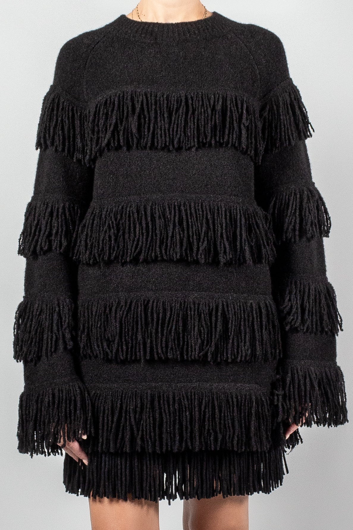 Lisa Yang Agneta Fringe Sweater-Knitwear-Misch-Boutique-Vancouver-Canada-misch.ca