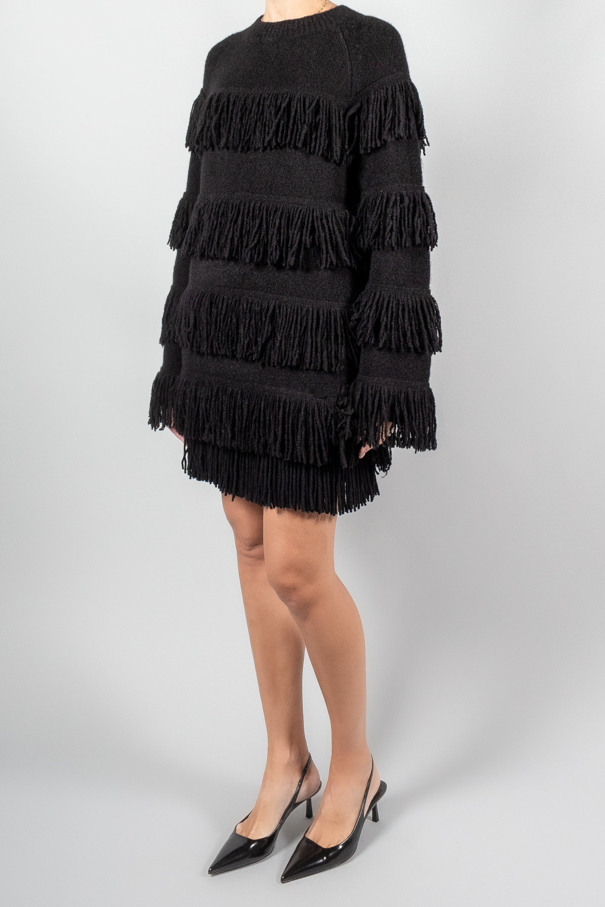 Lisa Yang Agneta Fringe Sweater-Knitwear-Misch-Boutique-Vancouver-Canada-misch.ca